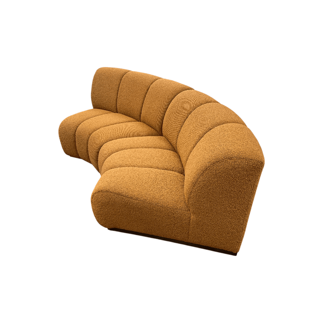 Castlery Marlow Performance Bouclé Wedge Couch - Thumbnail 5