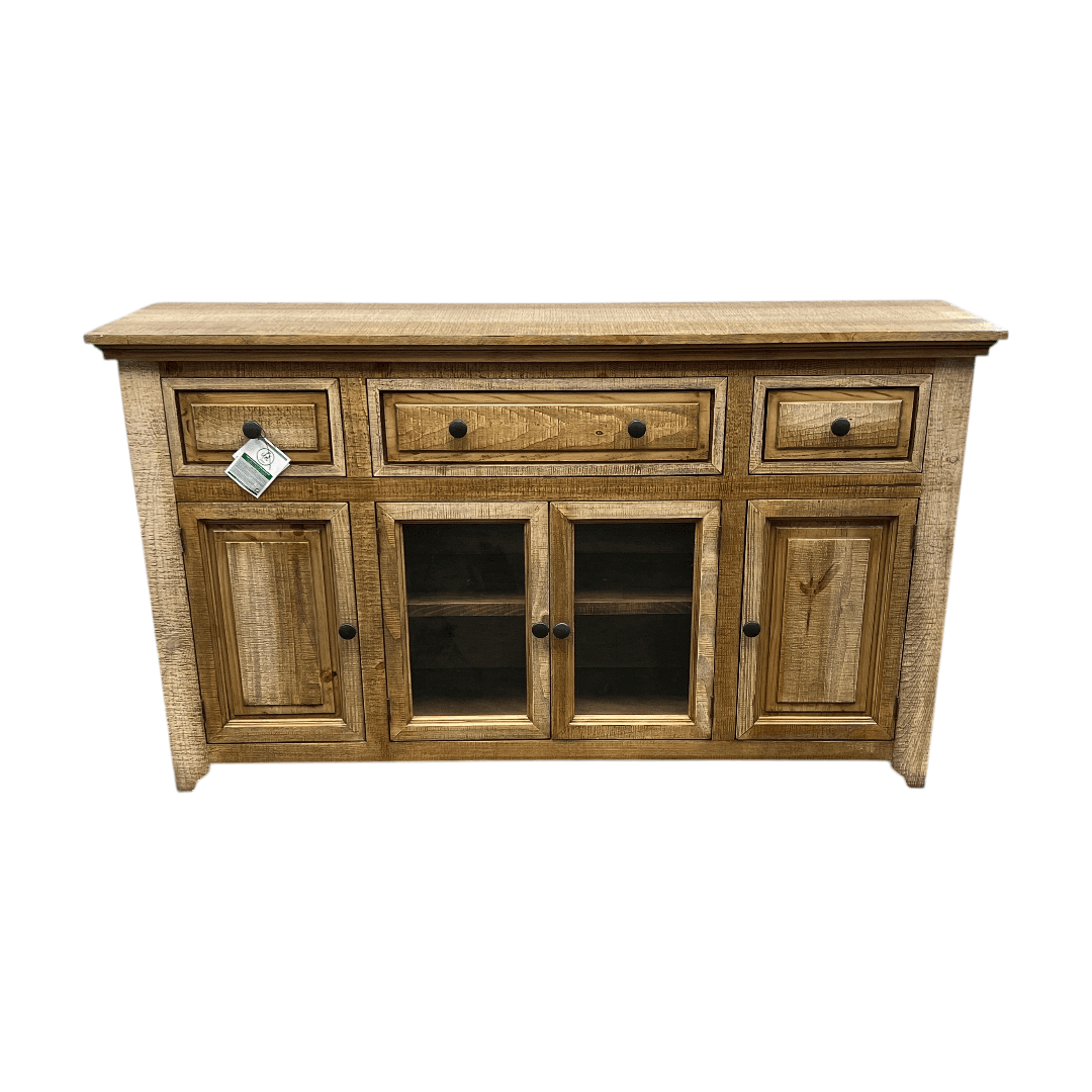 August Grove Glenwood 3 Drawer, 4 Door, Console - Thumbnail 2