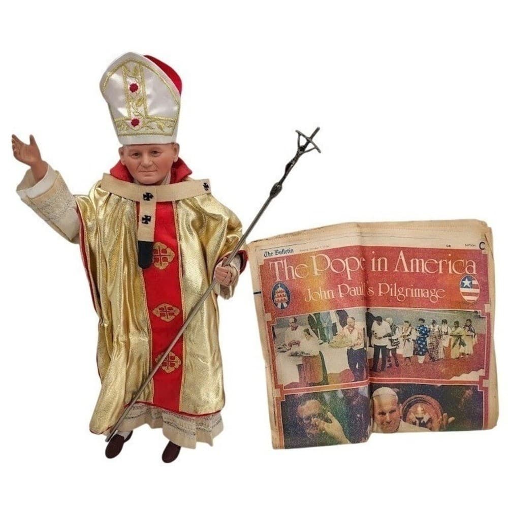 Danbury Mint Collectible Figure Pope John Paul II Marvel Comic #1 Lot 20" - Thumbnail 9