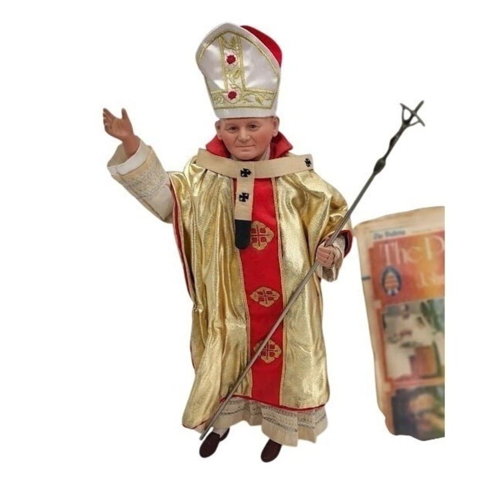 Danbury Mint Collectible Figure Pope John Paul II Marvel Comic #1 Lot 20" - Thumbnail 11