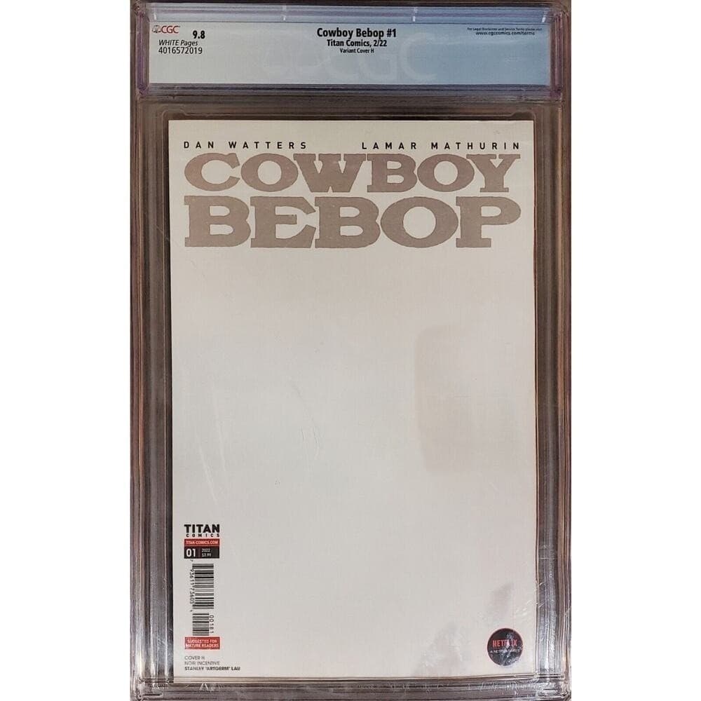 Cowboy Bebop #1 Artgerm Virgin Variant H CGC 9.8 White Pages Spike Spiegel - Thumbnail 2