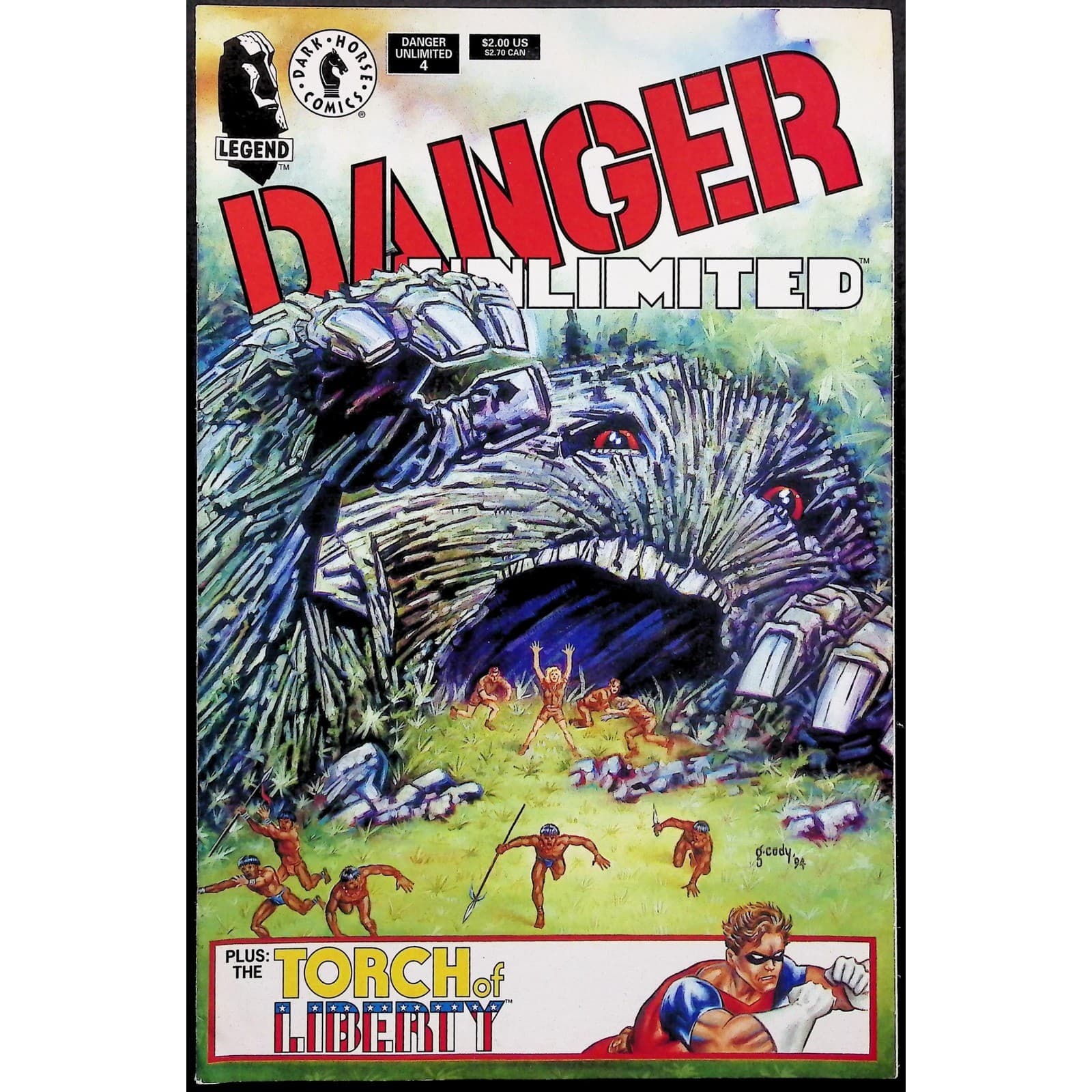 Danger Unlimited #1-4 Complete Set Dark Horse Legend 1994 John Byrne NM- - Thumbnail 8