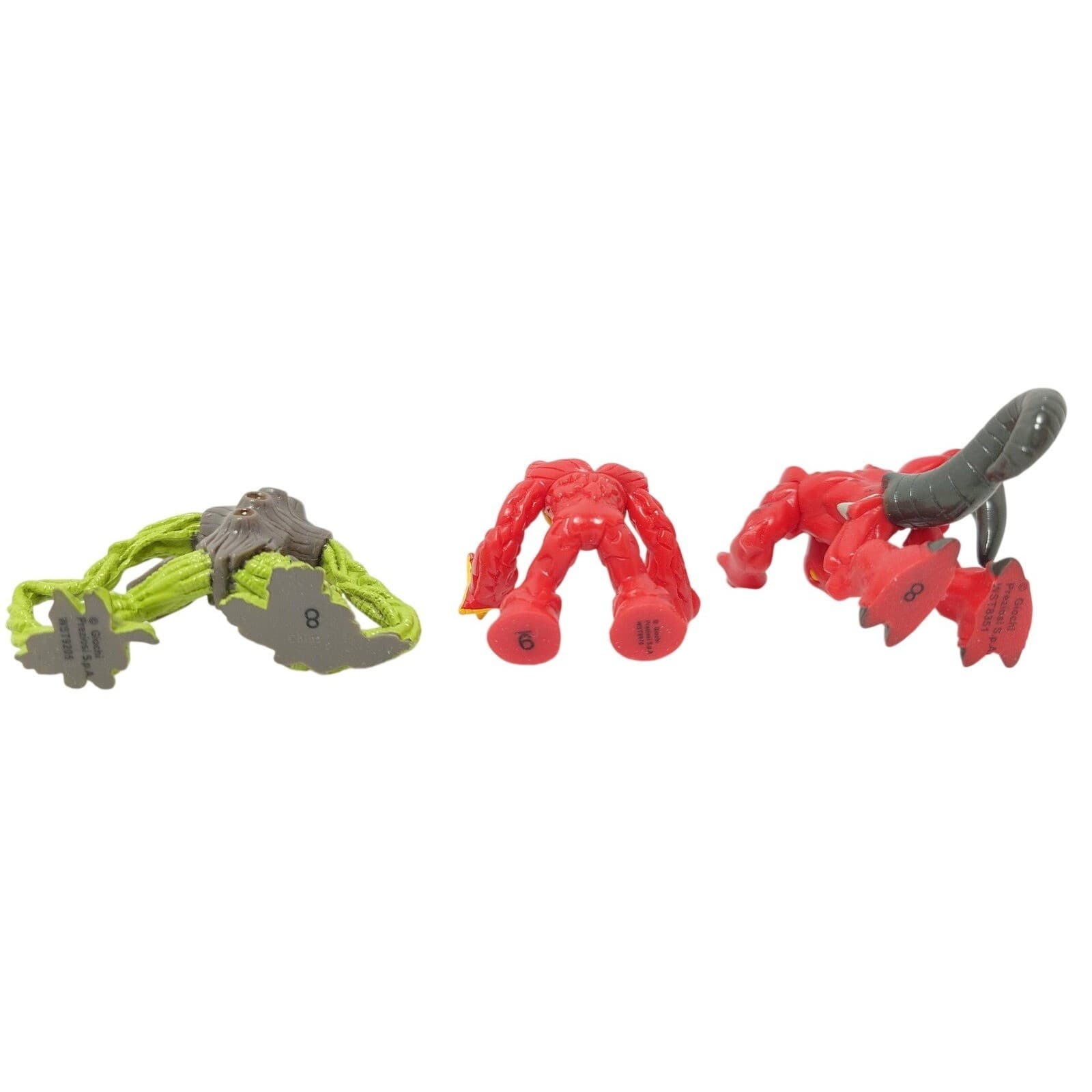 Gormiti Figures Lot of 3 Monsters Giochi Preziosi Red & Green 2008-2009 - Thumbnail 4