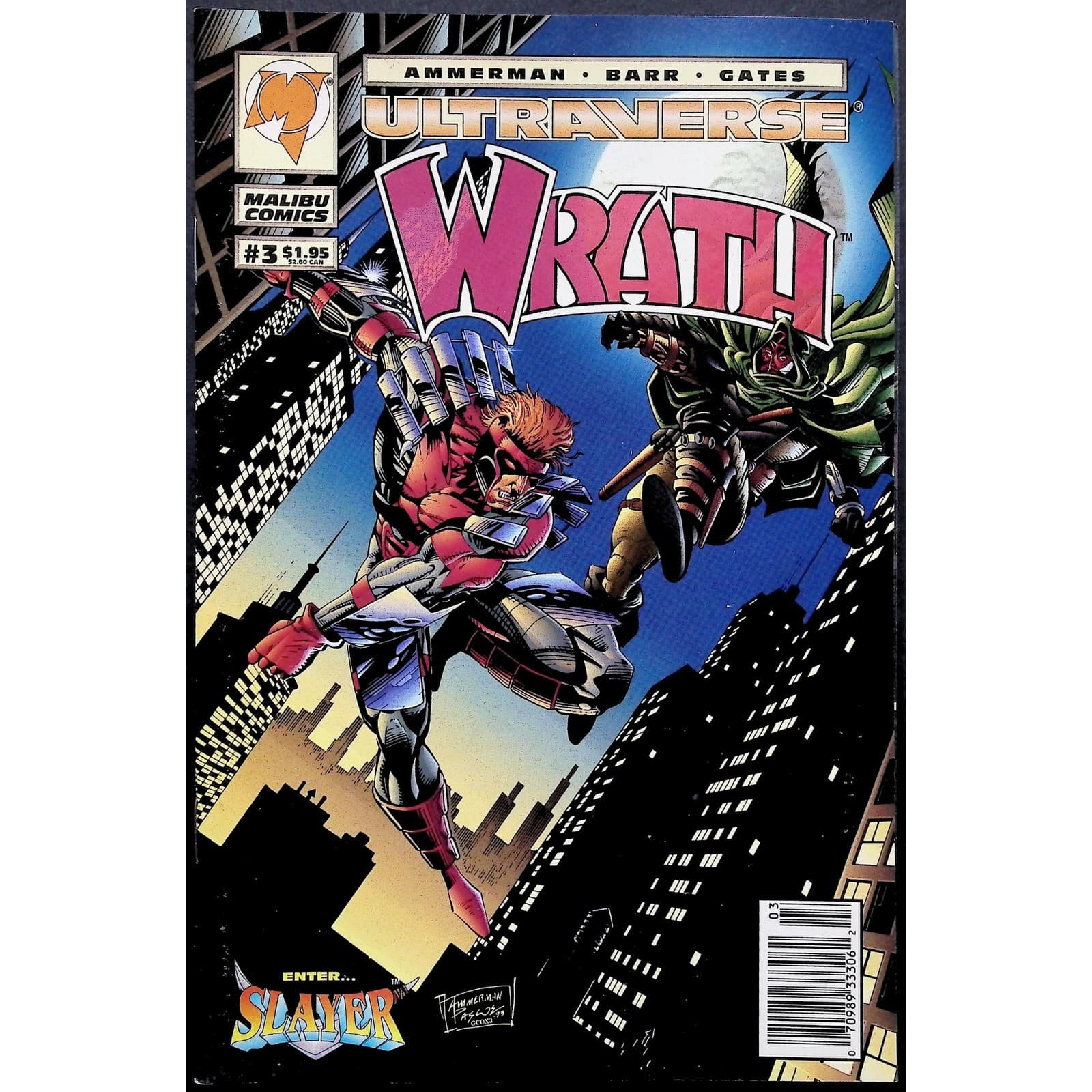 Wrath #1-5 Complete Set Malibu Ultraverse 1994 Mantra Freex Guest Appearances - Thumbnail 6