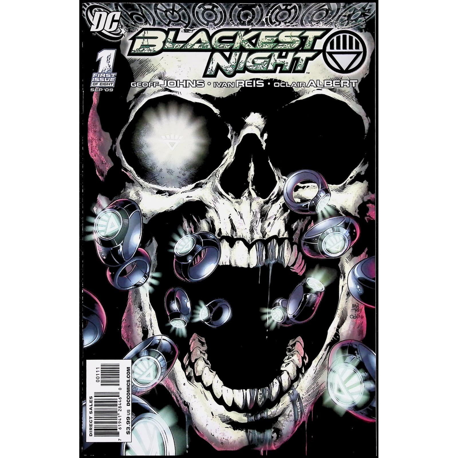 Blackest Night #1-2 Titans #1 Superman #1 DC 2009 NM 4-Comic Key Lot - Thumbnail 2