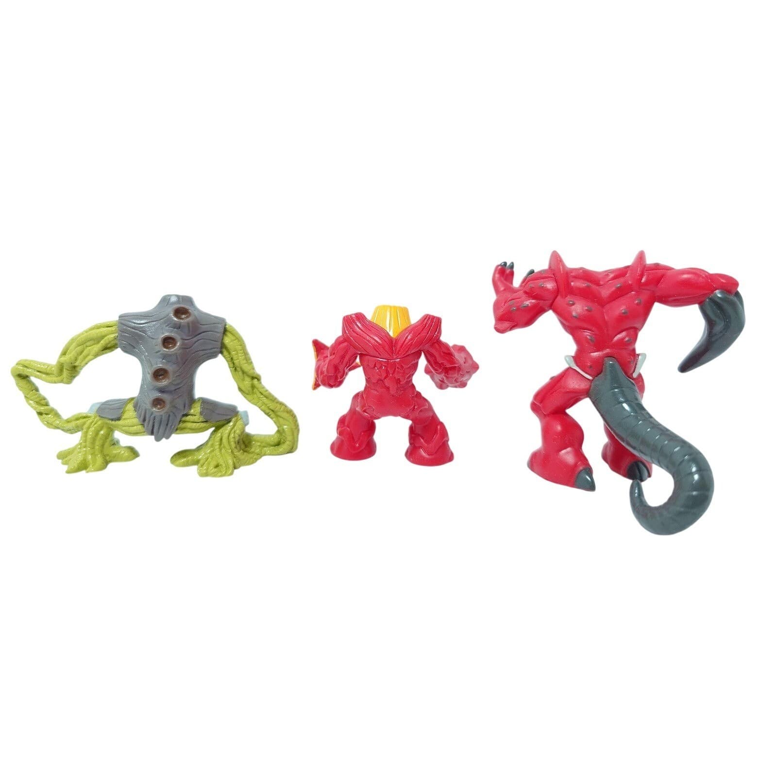 Gormiti Figures Lot of 3 Monsters Giochi Preziosi Red & Green 2008-2009 - Thumbnail 3