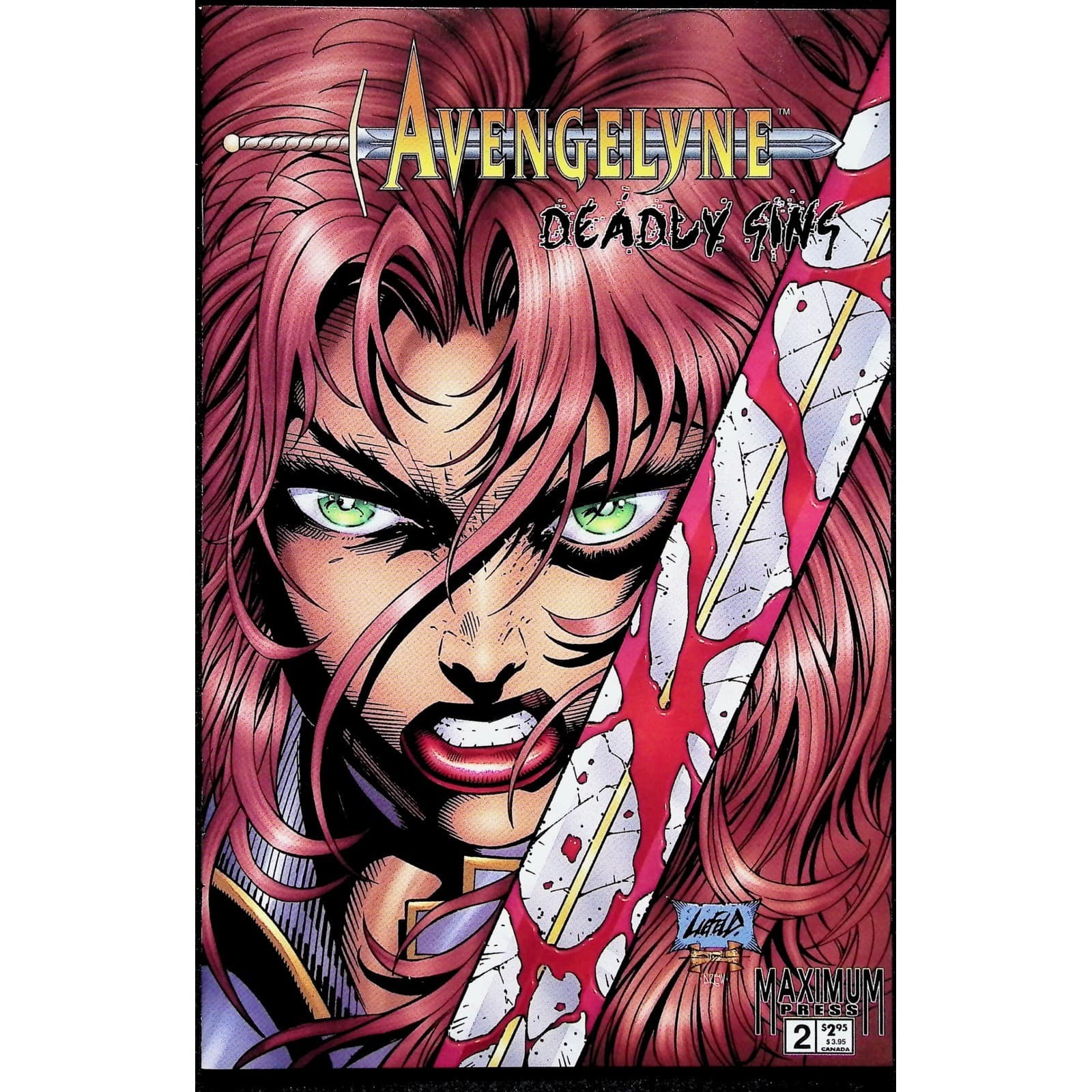 Maximum Press Comic 3x Lot Avengelyne 1 4 Deadly Sins 2 Rob Liefeld Cybrid - Thumbnail 6