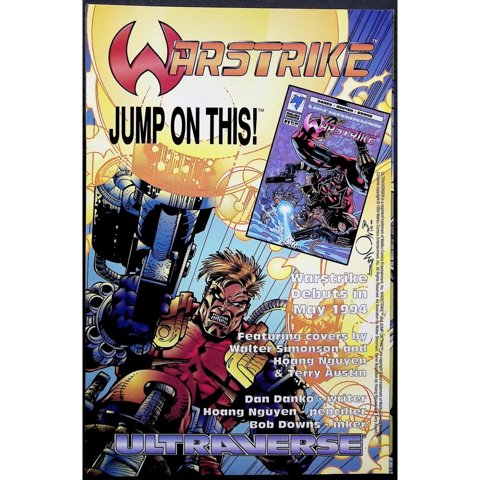Wrath #1-5 Complete Set Malibu Ultraverse 1994 Mantra Freex Guest Appearances - Thumbnail 7
