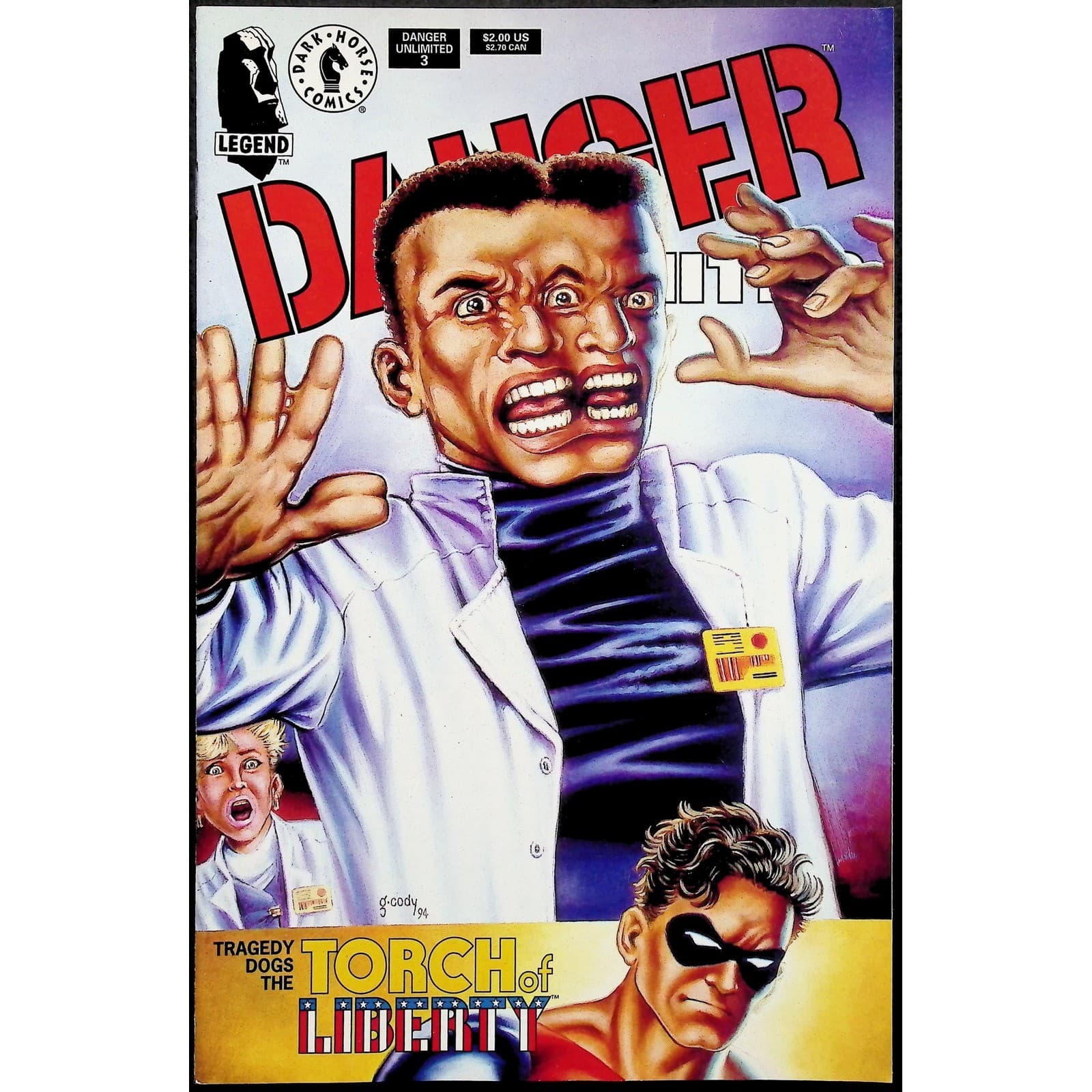 Danger Unlimited #1-4 Complete Set Dark Horse Legend 1994 John Byrne NM- - Thumbnail 7