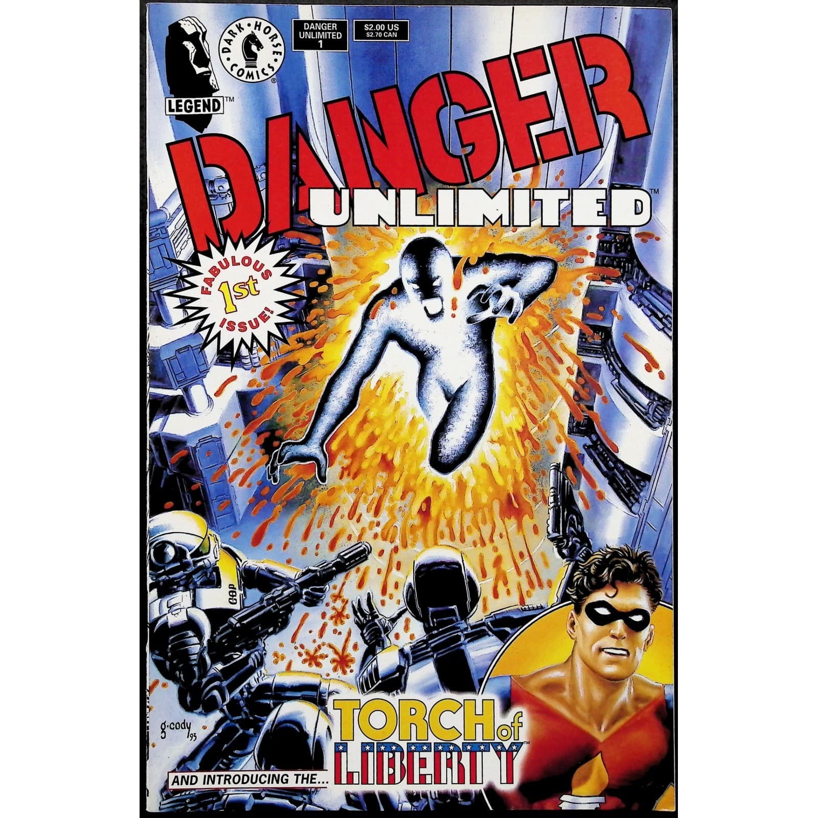 Danger Unlimited #1-4 Complete Set Dark Horse Legend 1994 John Byrne NM- - Thumbnail 2