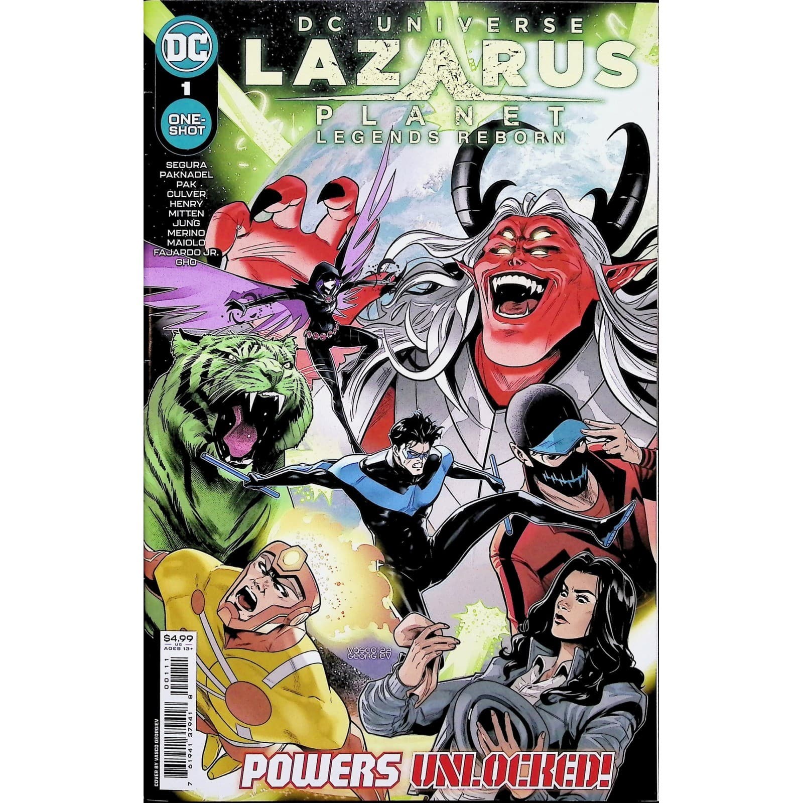 Lazarus Planet #1 Dark Fate Legends Reborn Next Evolution NM DC 5-Lot - Thumbnail 6