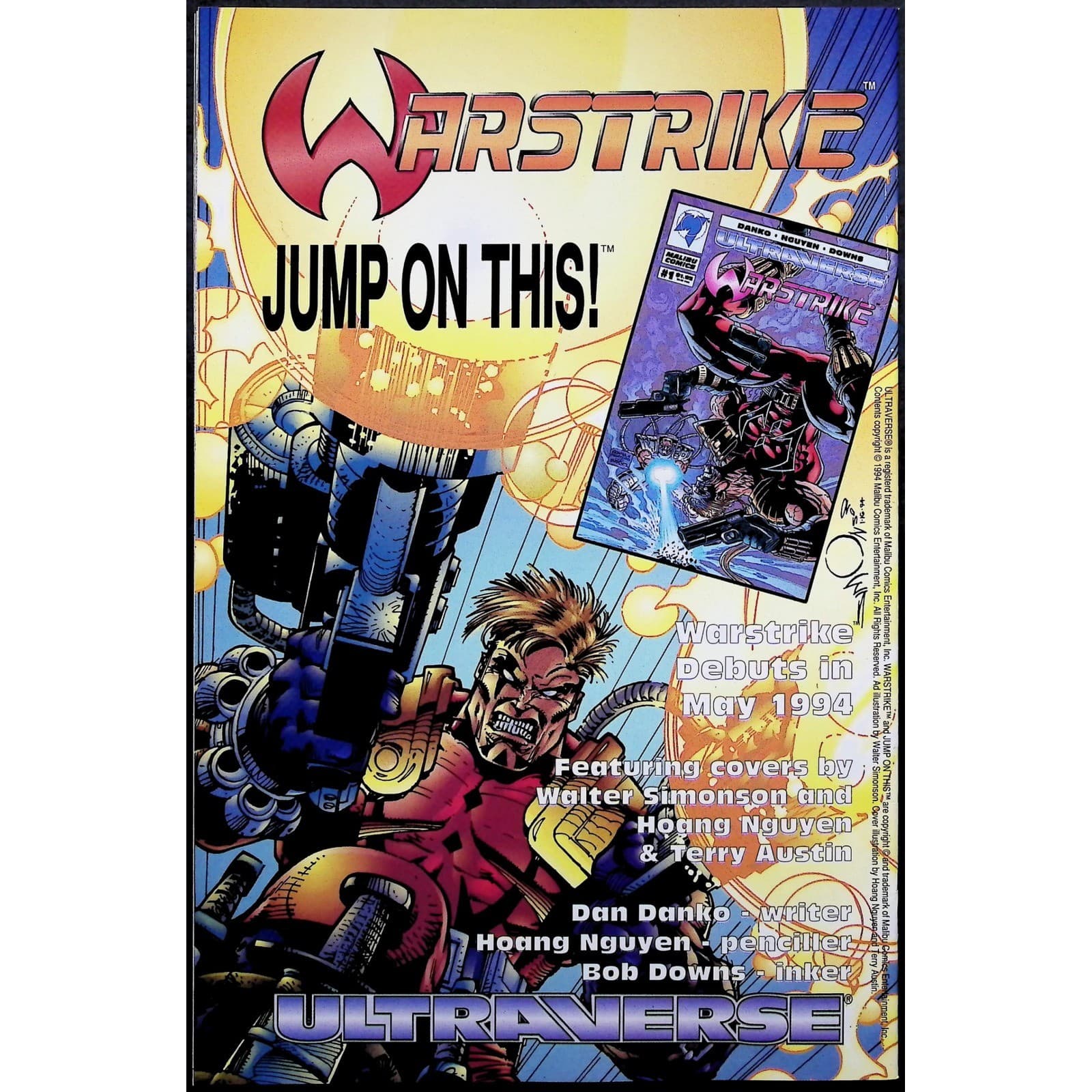 Wrath #1-5 Complete Set Malibu Ultraverse 1994 Mantra Freex Guest Appearances - Thumbnail 10