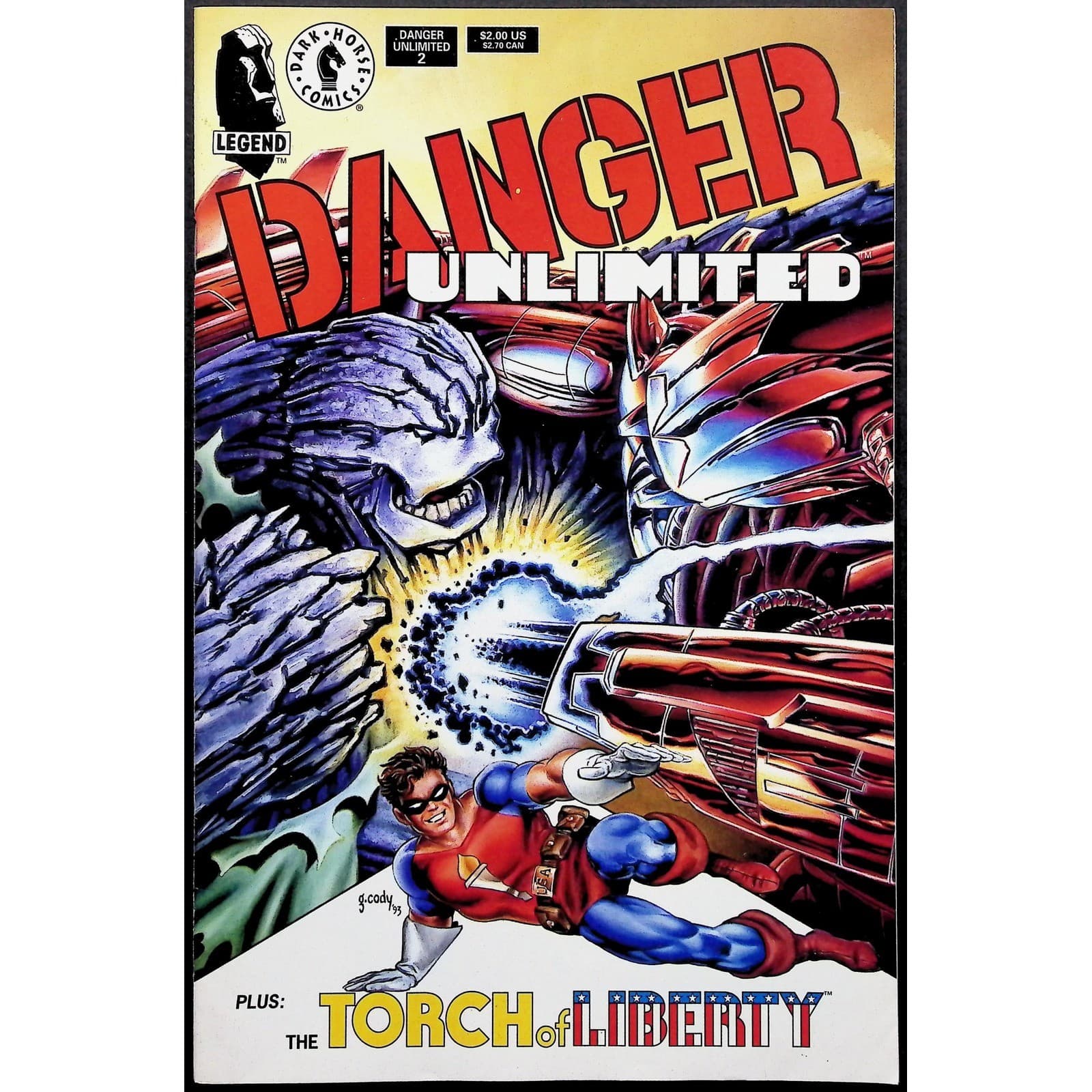 Danger Unlimited #1-4 Complete Set Dark Horse Legend 1994 John Byrne NM- - Thumbnail 5