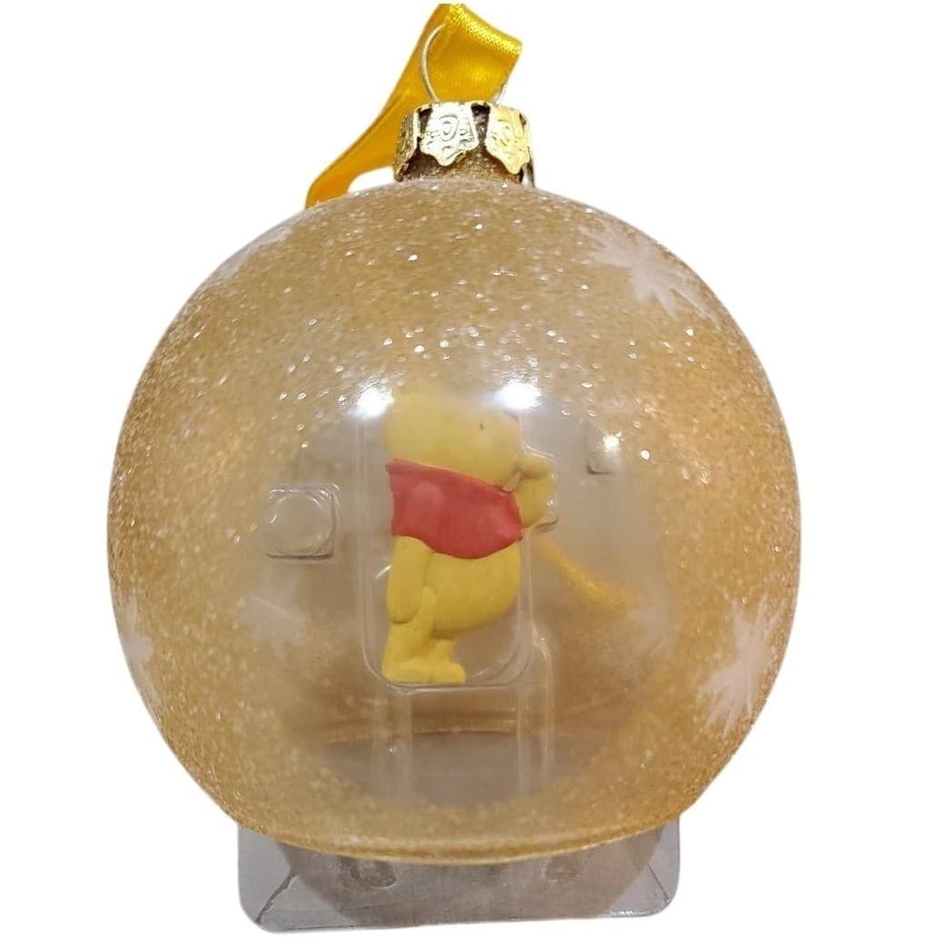 Disney POOH Baby's 1st Christmas Glass Ball ORNAMENT NIB - Thumbnail 3