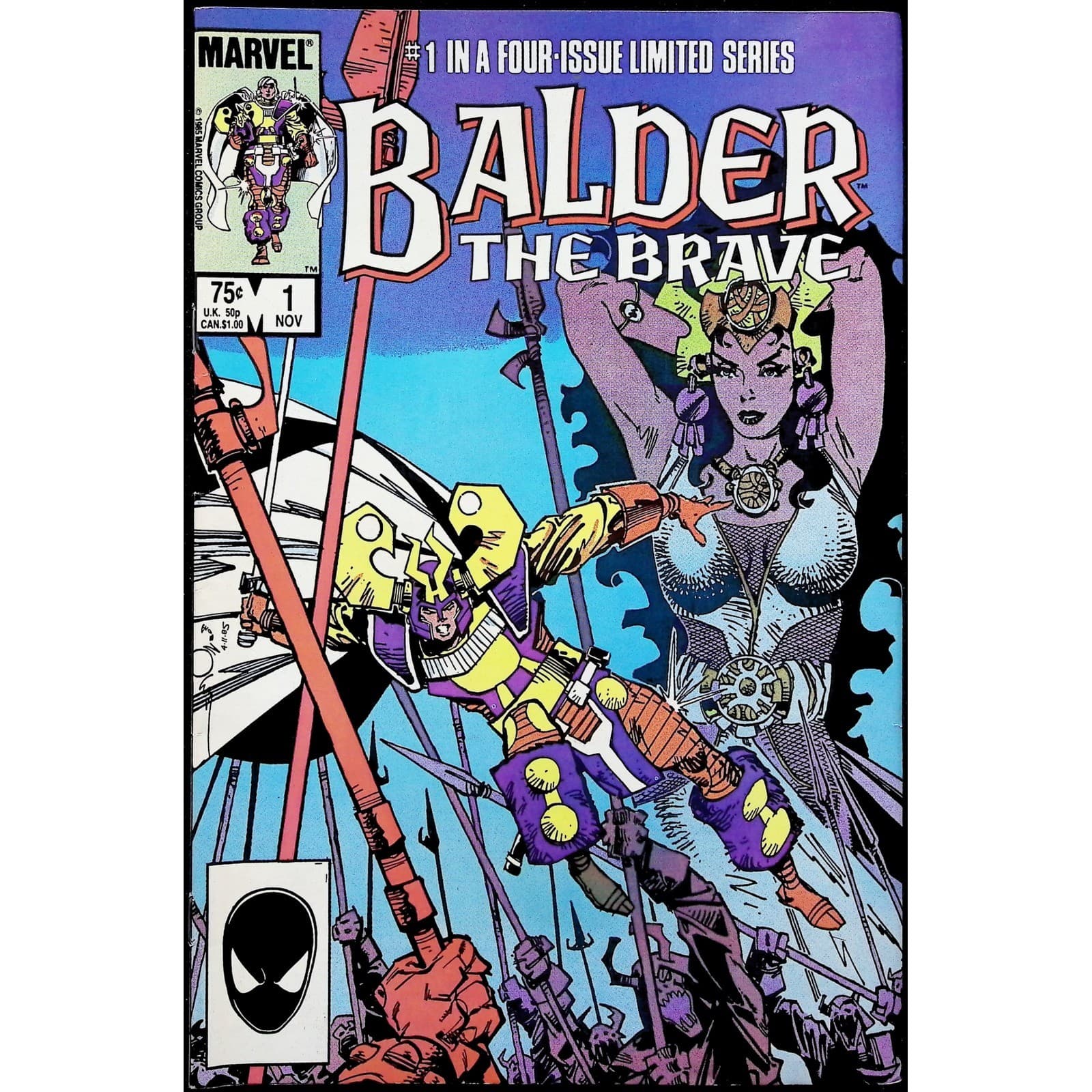 Balder the Brave #1 2 3 4 Complete Limited Series Walter Simonson Marvel 1985 - Thumbnail 2