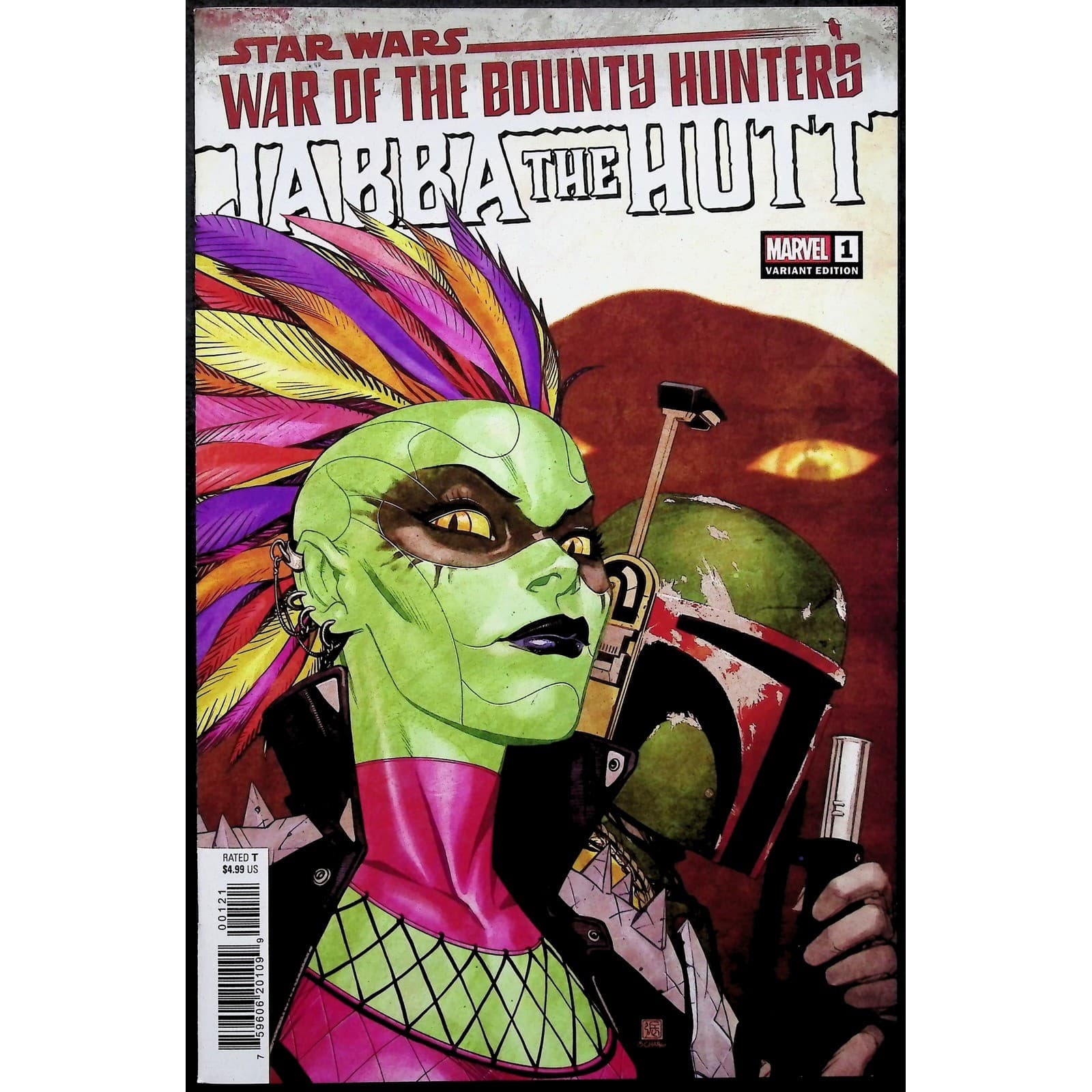 Star Wars War of the Bounty Hunters 4x Comic Lot #1 Jabba IG-88 Boushh Variant - Thumbnail 3