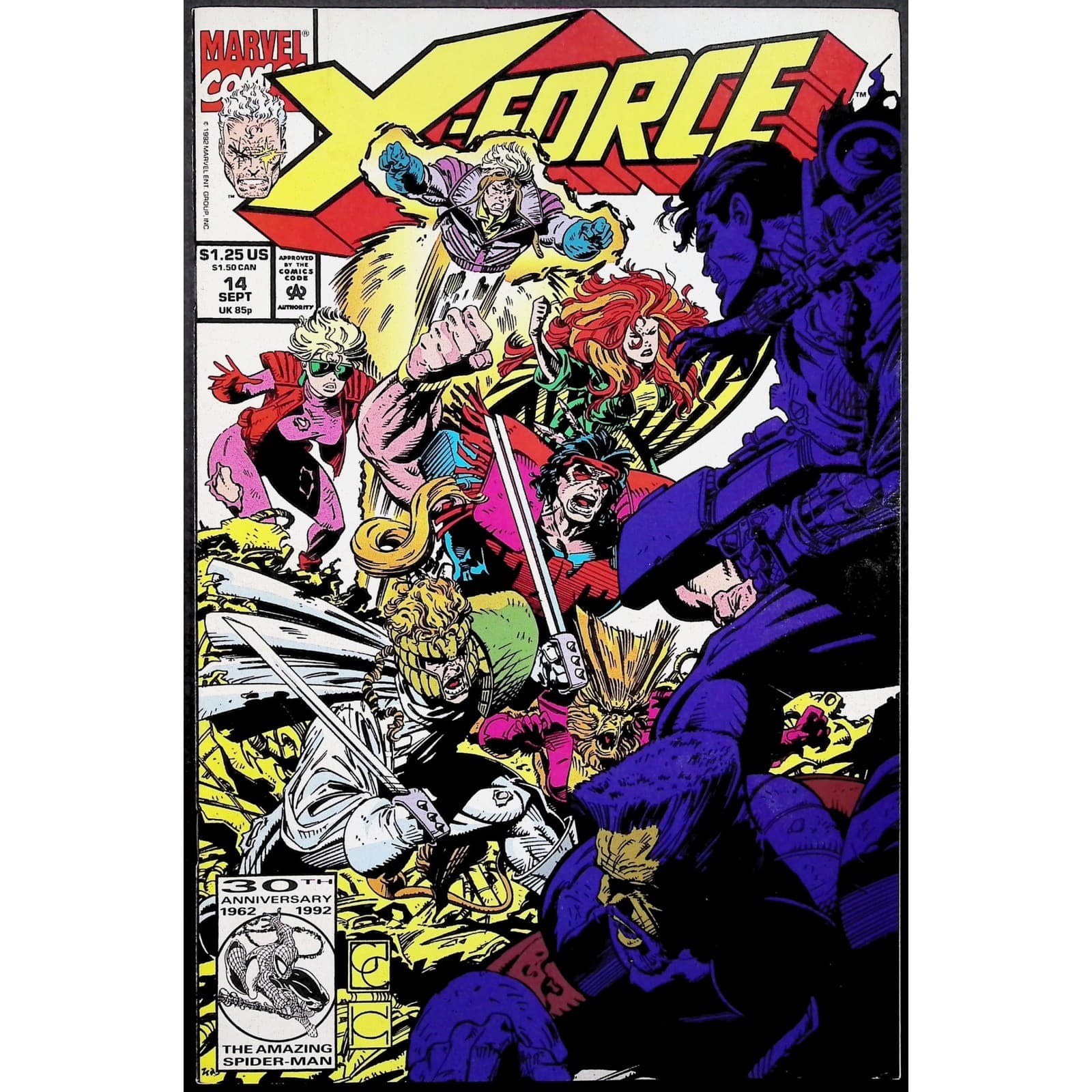 X-Force #1-18 #20-25 24x Comic Book Lot Deadpool Cable Fatal Attractions Marvel - Thumbnail 20