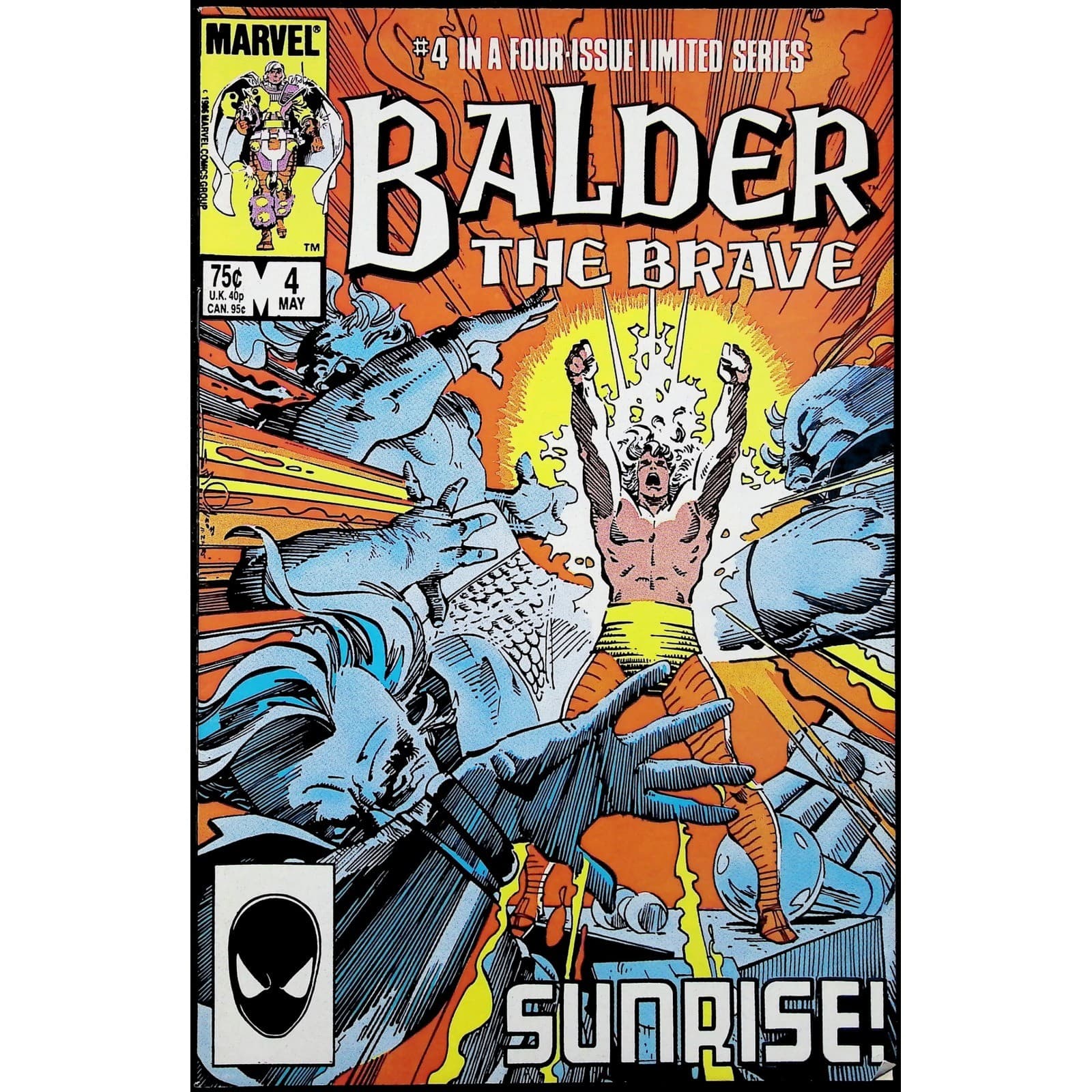 Balder the Brave #1 2 3 4 Complete Limited Series Walter Simonson Marvel 1985 - Thumbnail 5