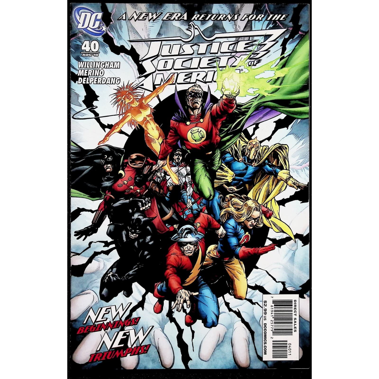 Justice Society of America #37-40 JSA 2010 DC Comic Lot Jesus Merino Art - Thumbnail 8