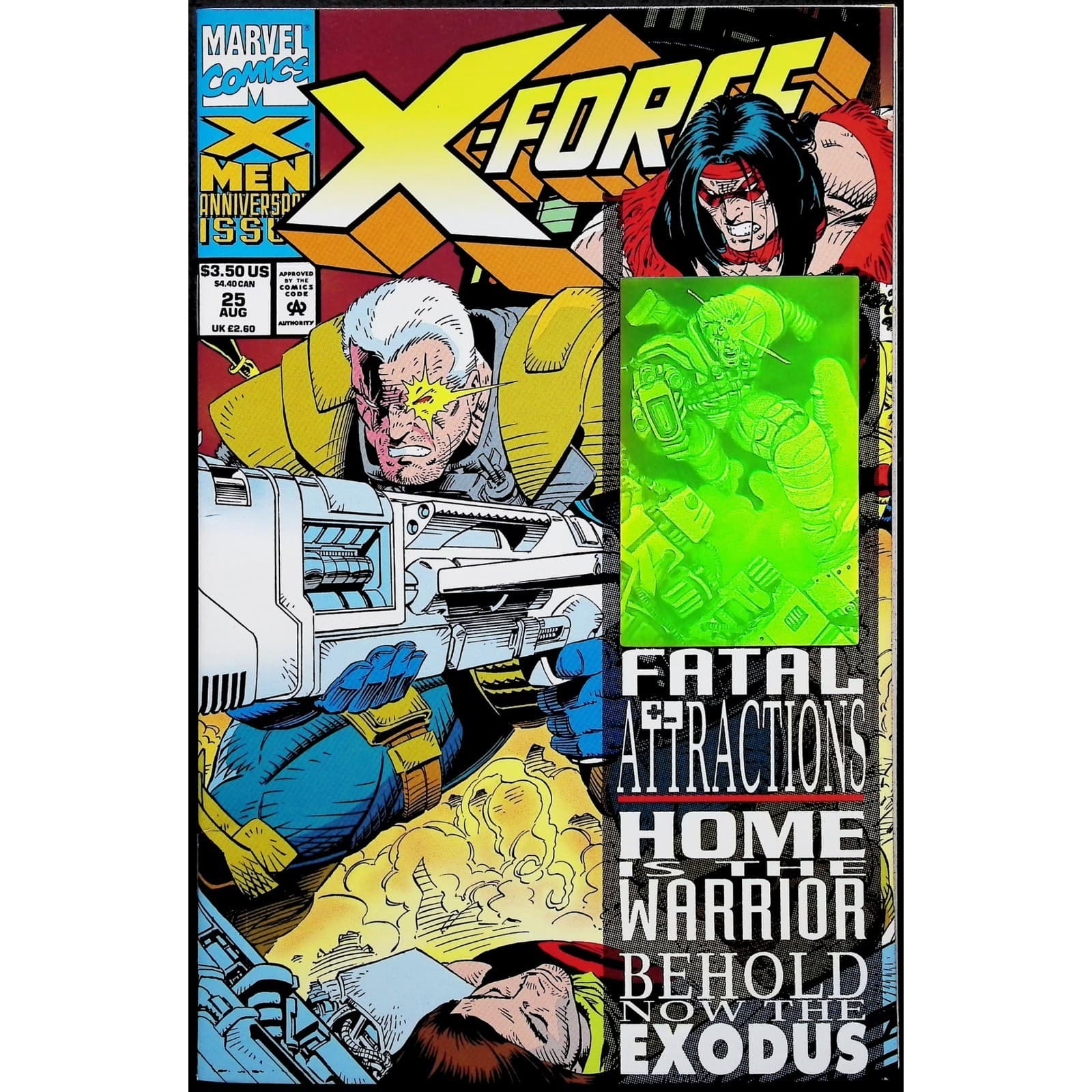 X-Force #1-18 #20-25 24x Comic Book Lot Deadpool Cable Fatal Attractions Marvel - Thumbnail 2