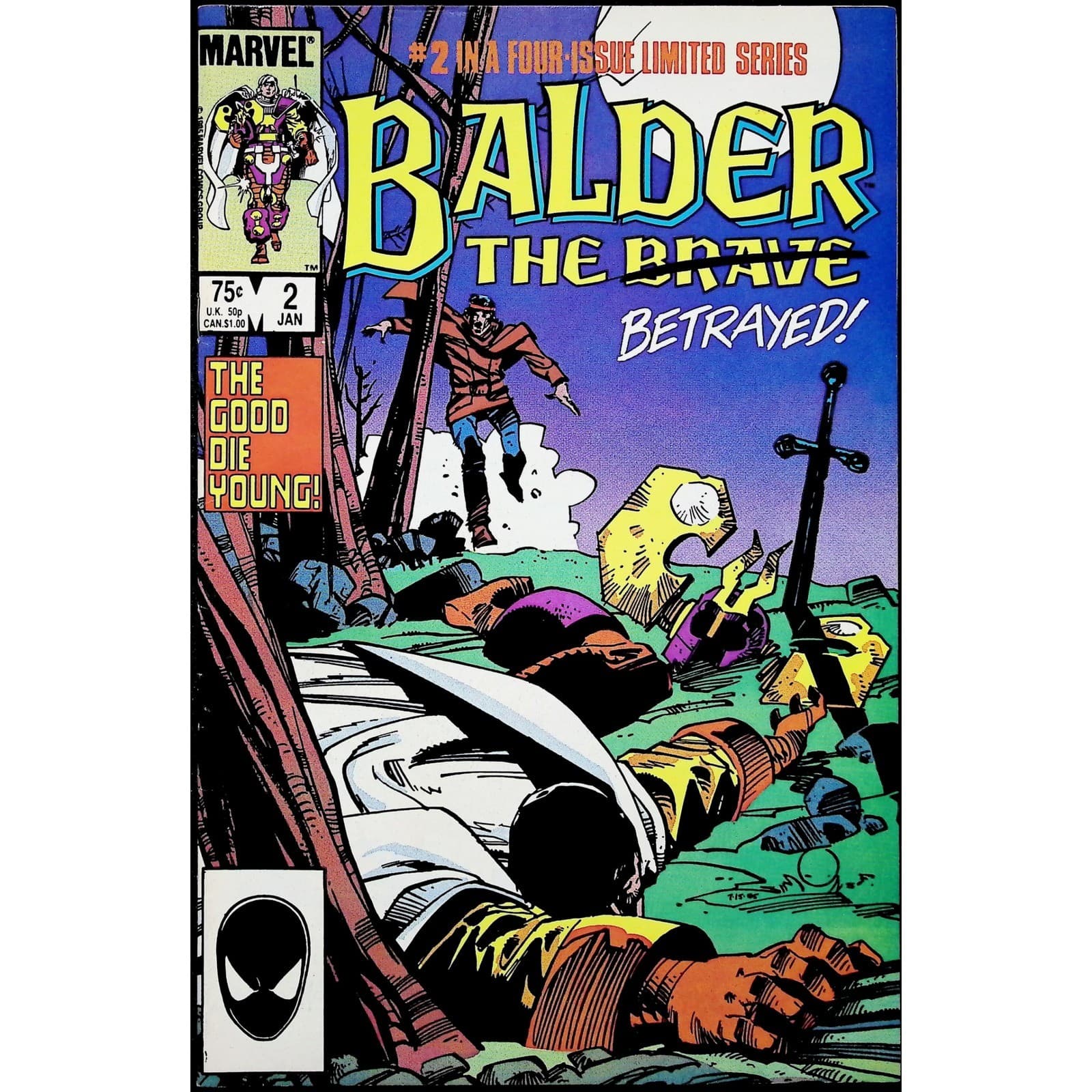 Balder the Brave #1 2 3 4 Complete Limited Series Walter Simonson Marvel 1985 - Thumbnail 3