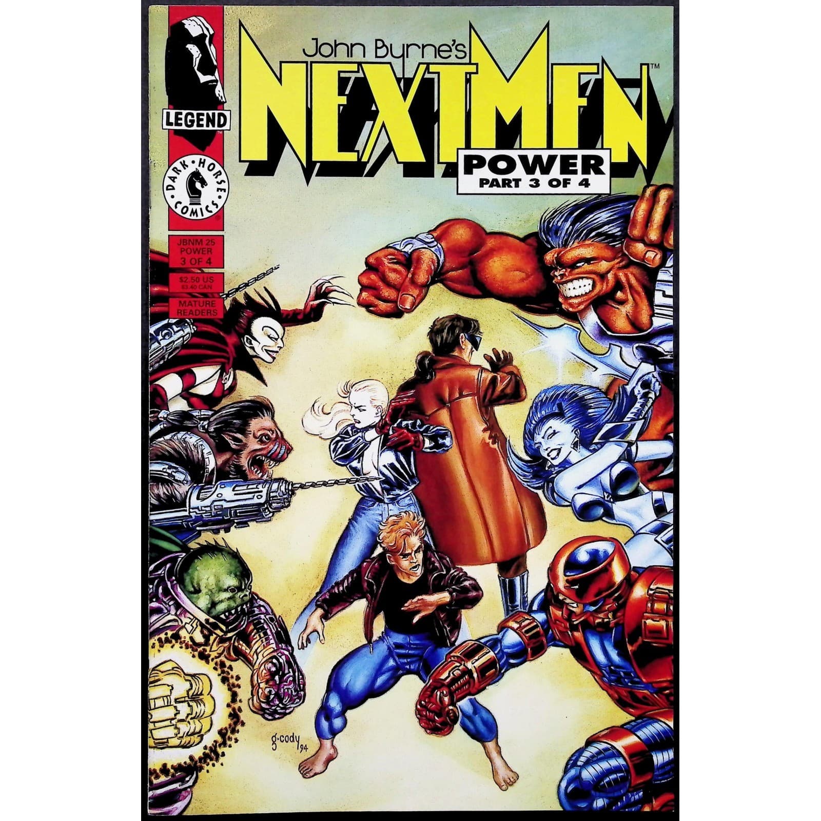 John Byrne's Next Men #23-27 Lot Complete Power Arc + Lies Part 1 Legend - Thumbnail 6