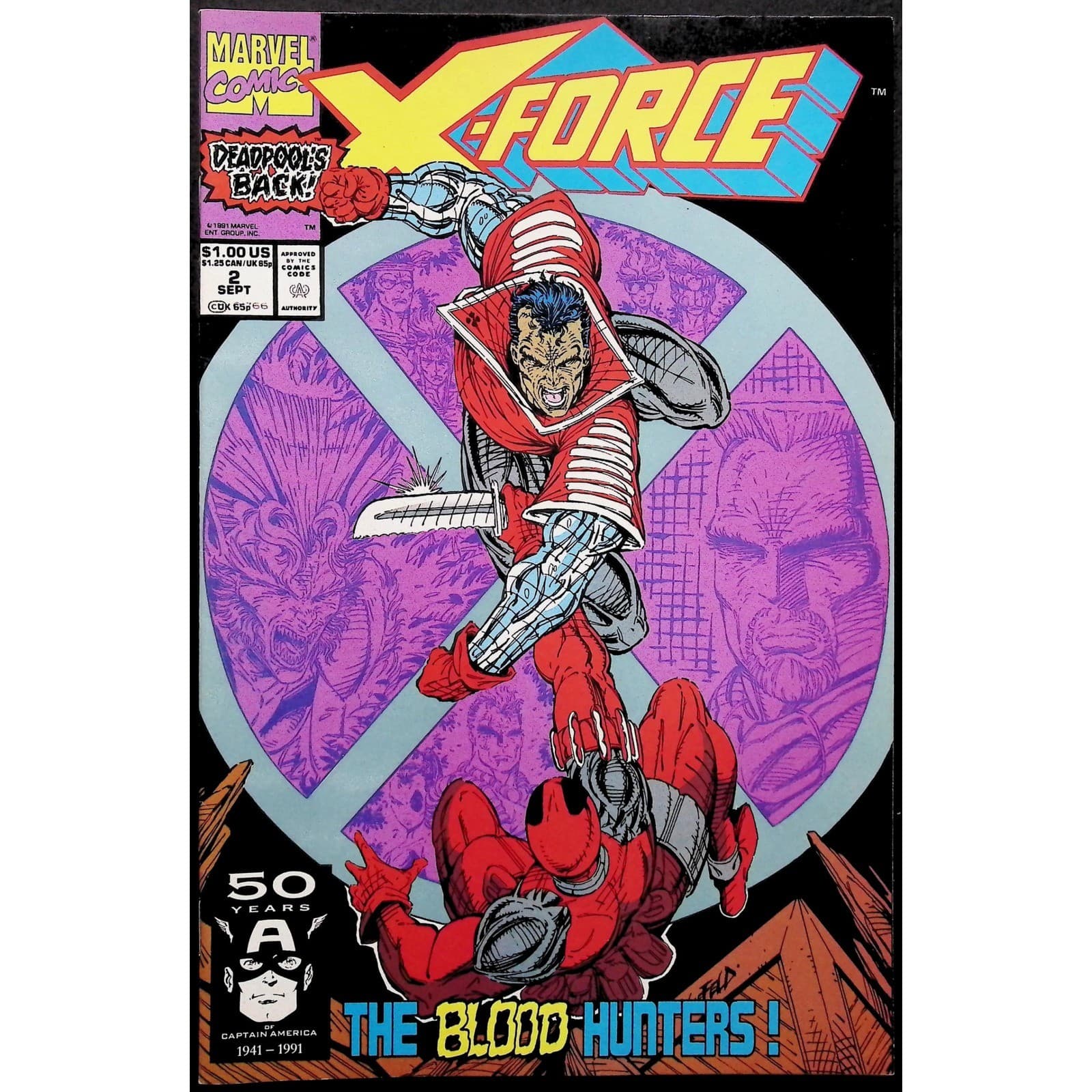 X-Force #1-18 #20-25 24x Comic Book Lot Deadpool Cable Fatal Attractions Marvel - Thumbnail 5