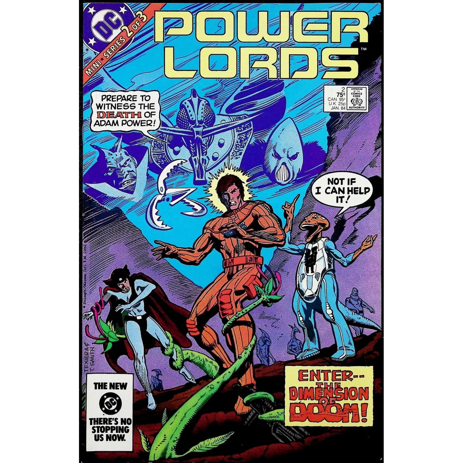 Power Lords #1 2 3 Complete Limited Series Mark Texeira DC Comics 1983 Lot - Thumbnail 3