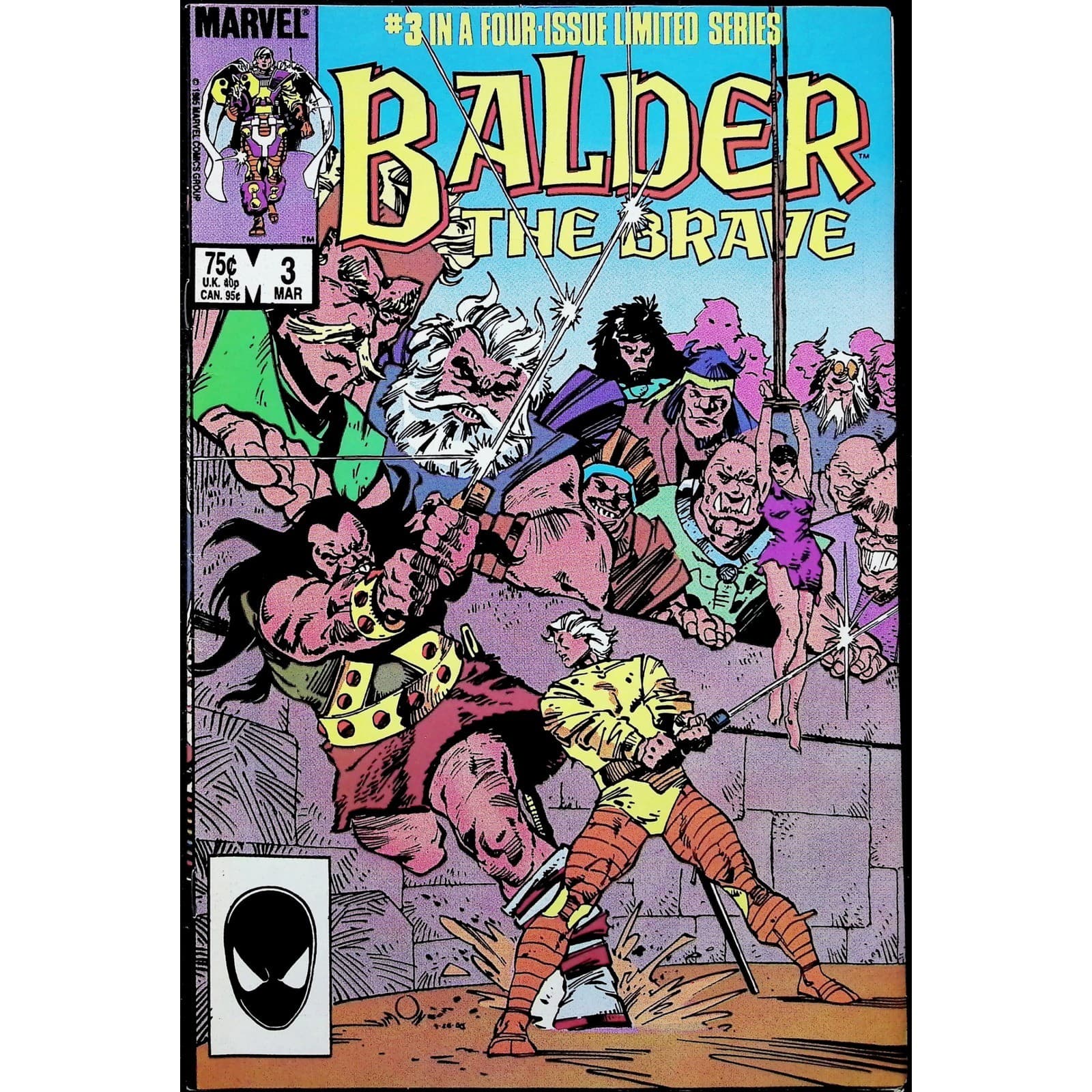 Balder the Brave #1 2 3 4 Complete Limited Series Walter Simonson Marvel 1985 - Thumbnail 4