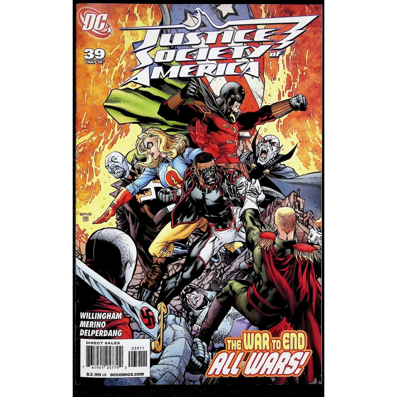 Justice Society of America #37-40 JSA 2010 DC Comic Lot Jesus Merino Art - Thumbnail 2