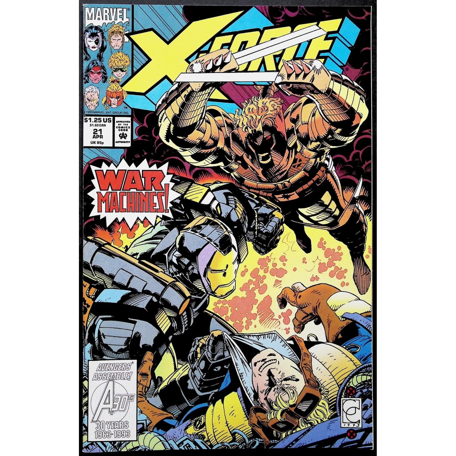 X-Force #1-18 #20-25 24x Comic Book Lot Deadpool Cable Fatal Attractions Marvel - Thumbnail 21