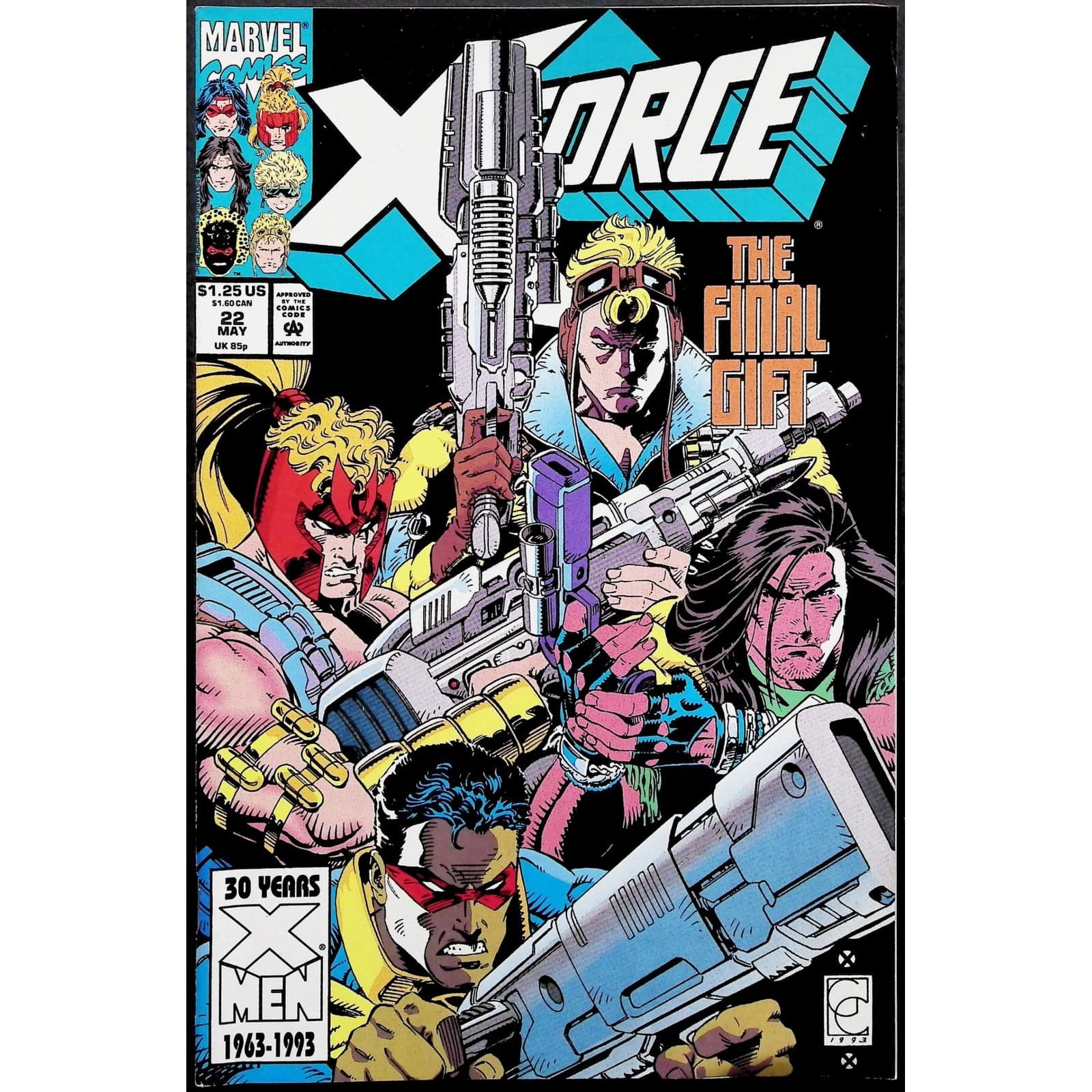 X-Force #1-18 #20-25 24x Comic Book Lot Deadpool Cable Fatal Attractions Marvel - Thumbnail 22