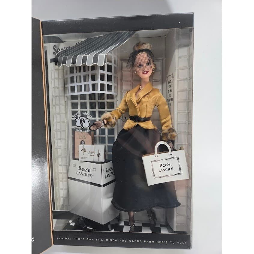Mattel Barbie Doll 2001 I Left My Heart In San Francisco See's Candies Retro - Thumbnail 4