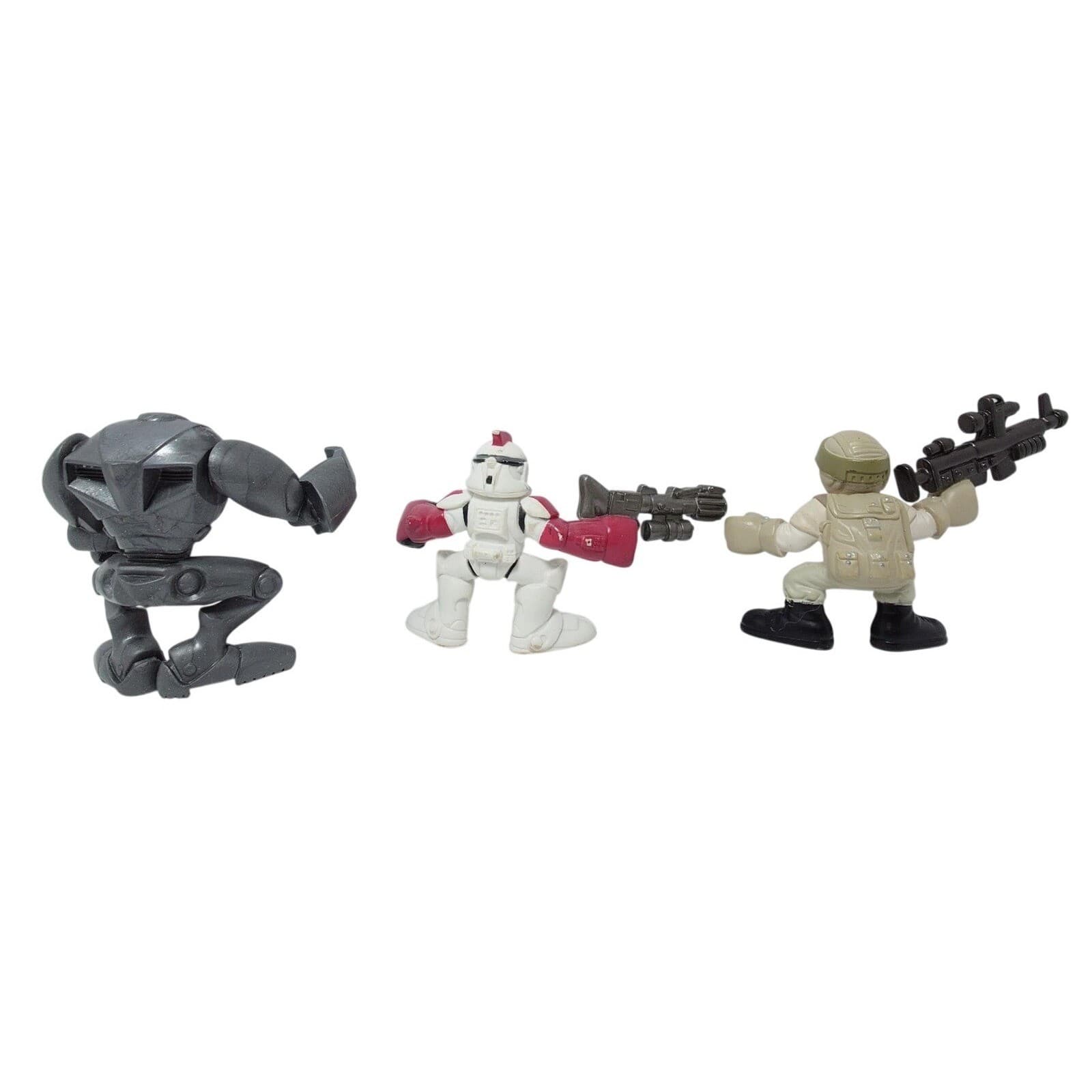 Star Wars Galactic Heroes Figure Lot - Clone Trooper, AT-RT, Rebel Hoth - Thumbnail 2
