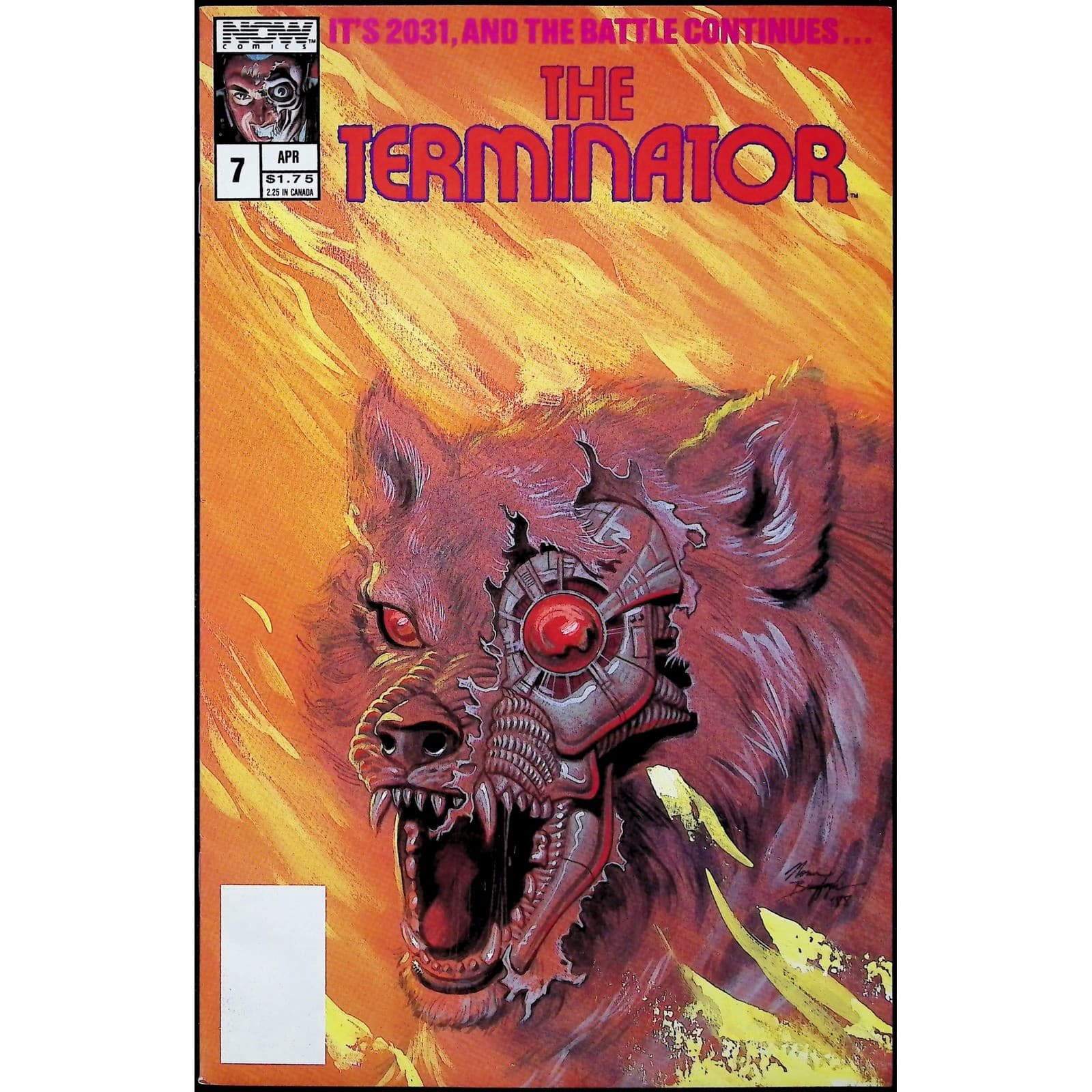 Terminator #7 8 11 13 15 NOW Comics 1st Term-A-Wolf Key Sci-Fi 5x Lot NM- - Thumbnail 2
