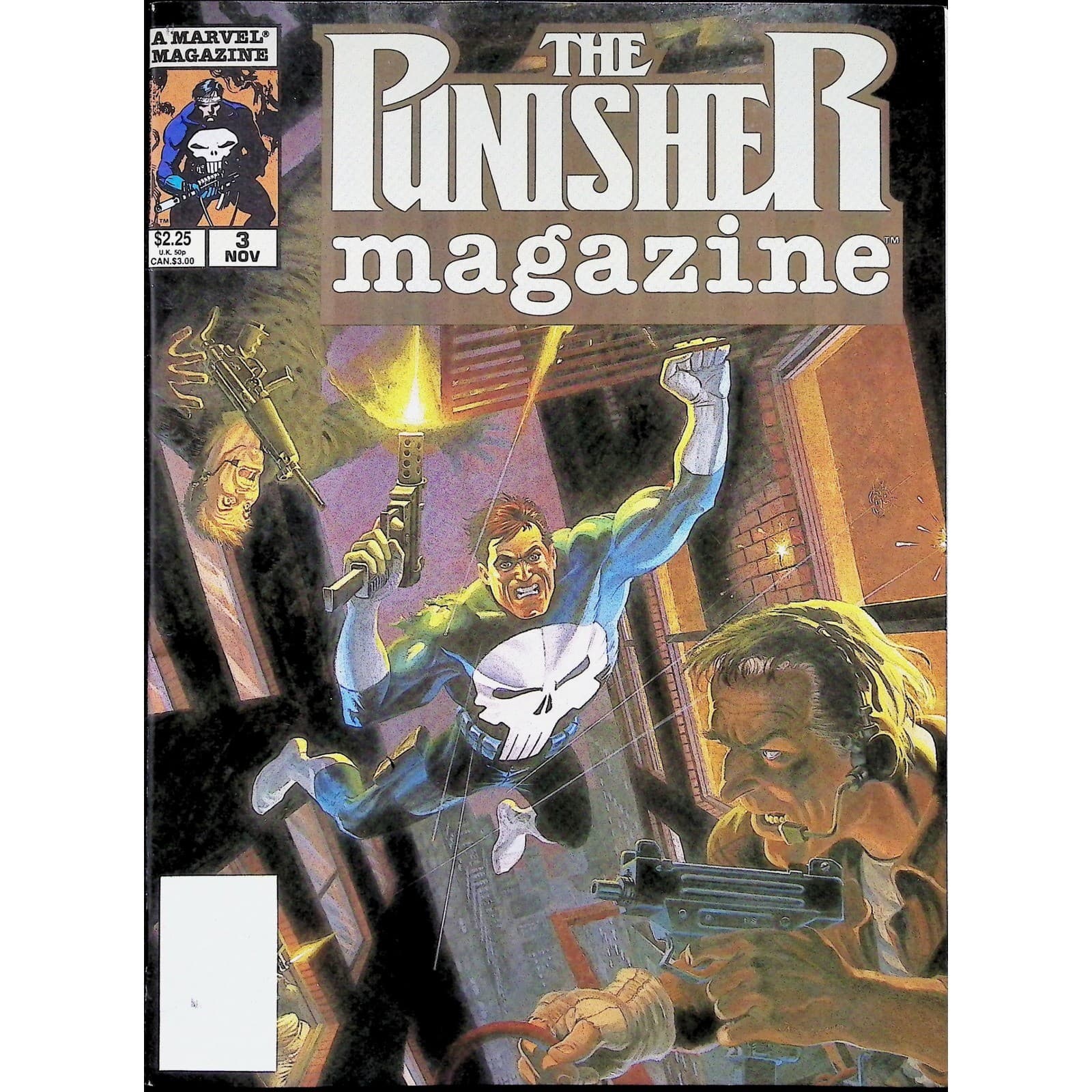 The Punisher Magazine #2 3 5 6 Marvel Comic Magazine Lot 1989 4x Comic Lot - Thumbnail 3