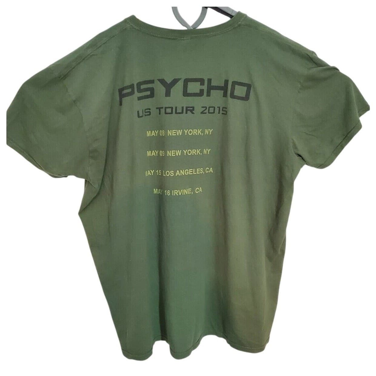 Vintage Muse Psycho Fanclub NYC Concert Tour 2XL T-shirt XXL 2015 RARE - Thumbnail 6