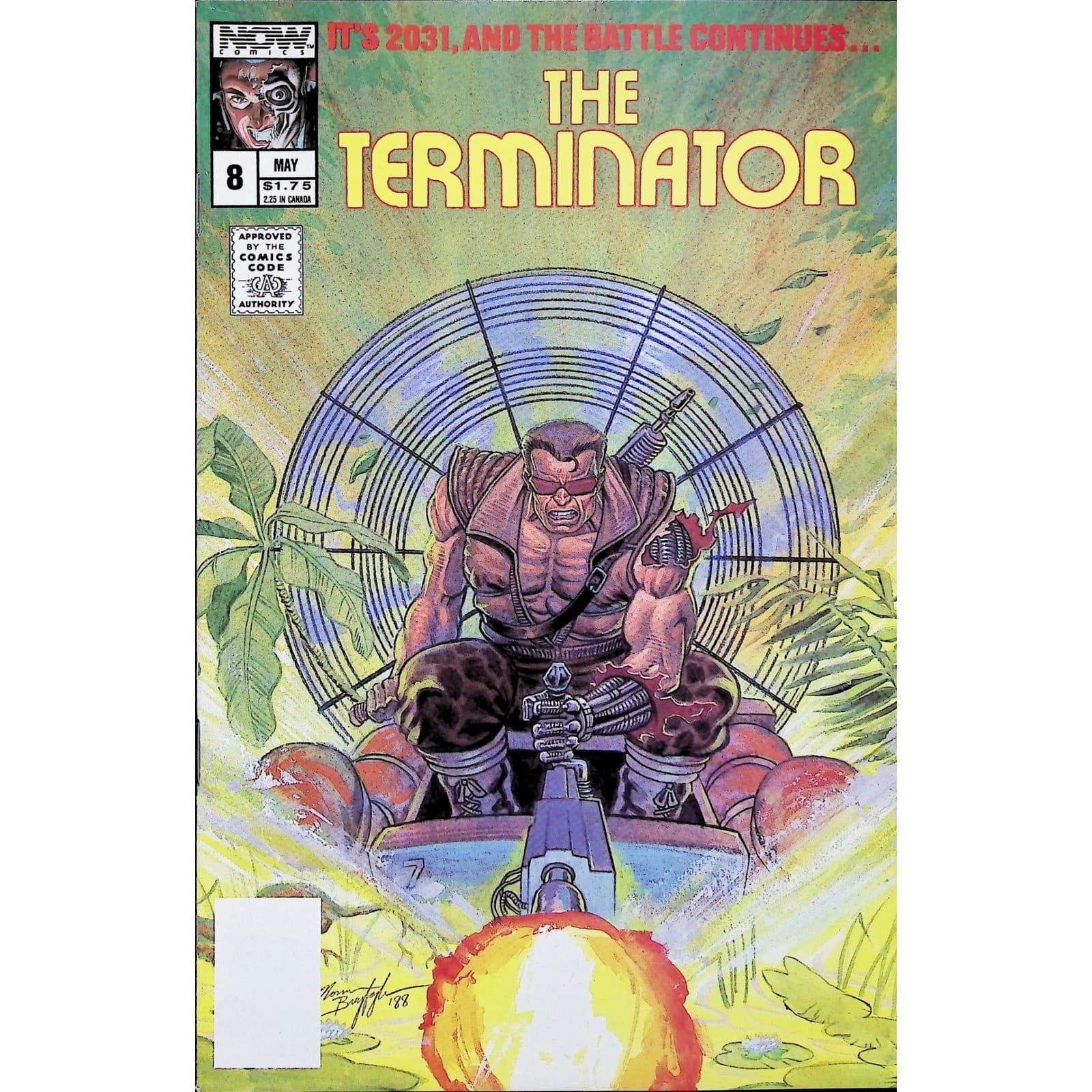 Terminator #7 8 11 13 15 NOW Comics 1st Term-A-Wolf Key Sci-Fi 5x Lot NM- - Thumbnail 3