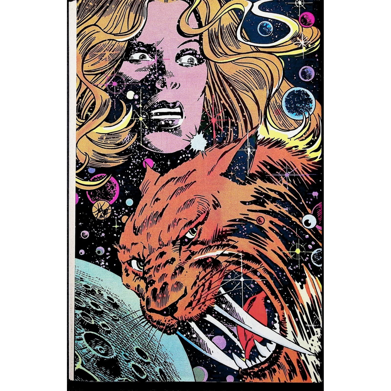Ka-Zar the Savage #34 Final Issue Last Issue Space Cover Marvel Comics 1984 VF - Thumbnail 2