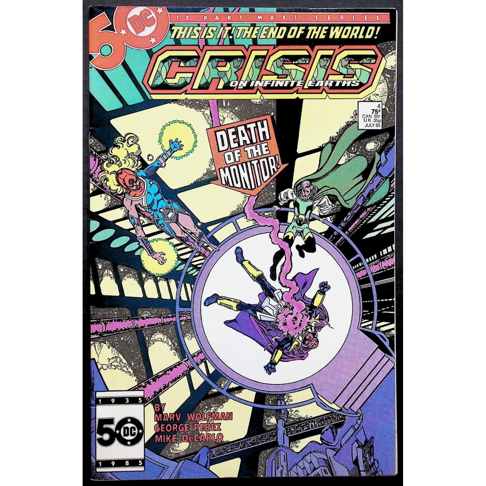 Crisis on Infinite Earths Comic Book Lot #1-4, 6, 11, 12 Index Newsstand - Thumbnail 9