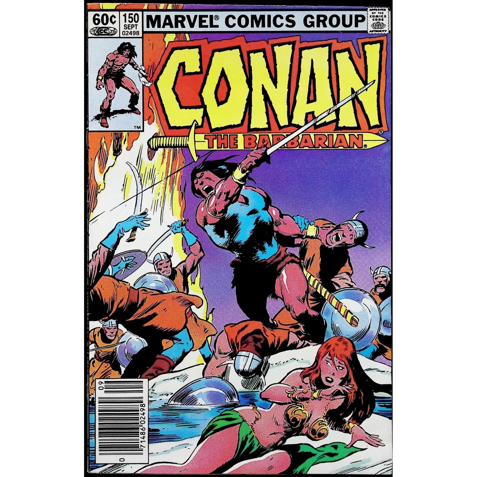 Conan the Barbarian #141 150 198 1st Baron Turbeq Red Sonja Marvel 3x Lot - Thumbnail 2