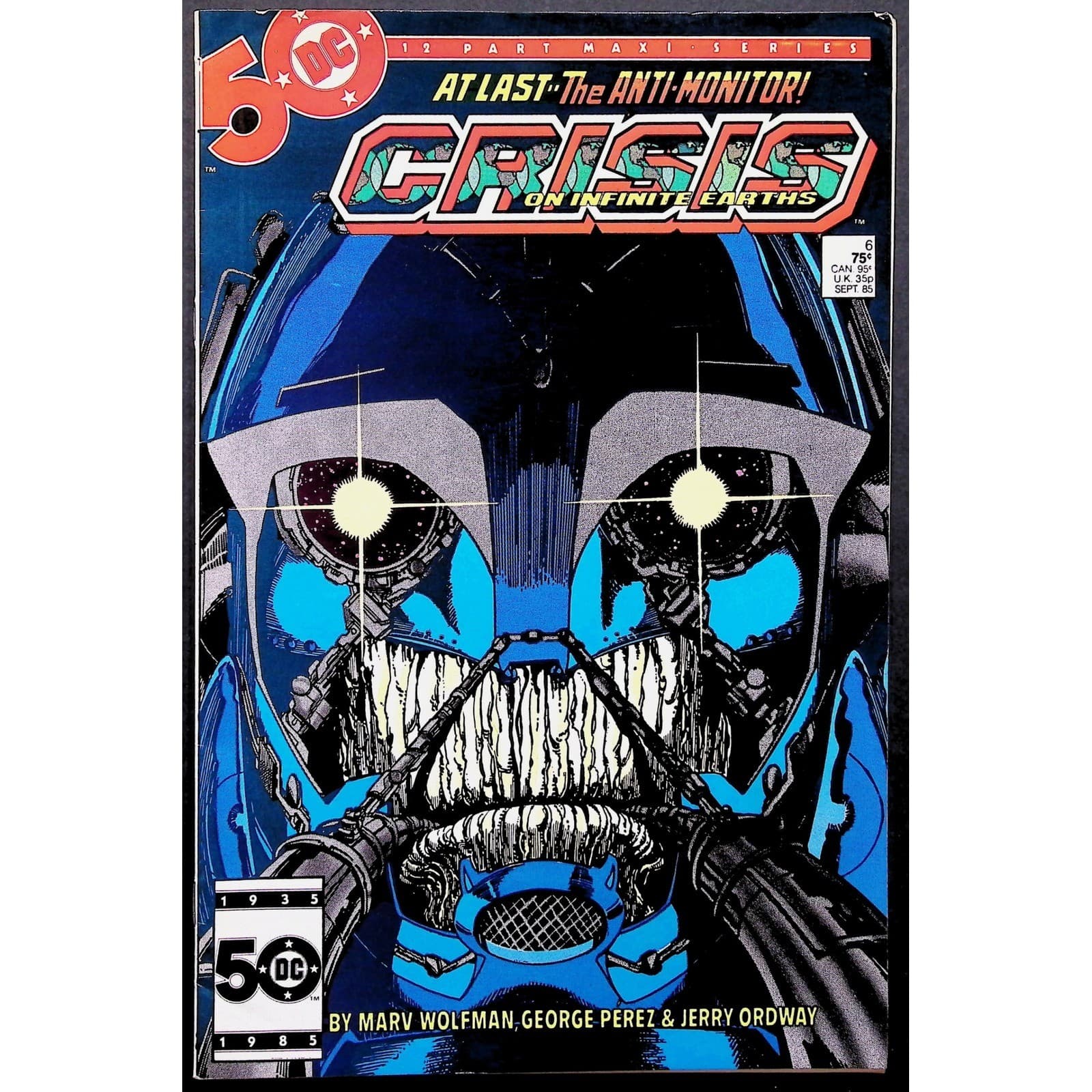 Crisis on Infinite Earths Comic Book Lot #1-4, 6, 11, 12 Index Newsstand - Thumbnail 11