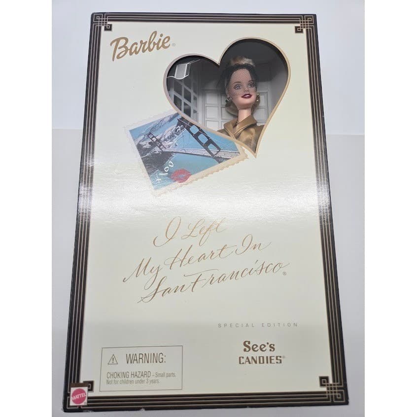 Mattel Barbie Doll 2001 I Left My Heart In San Francisco See's Candies Retro - Thumbnail 7