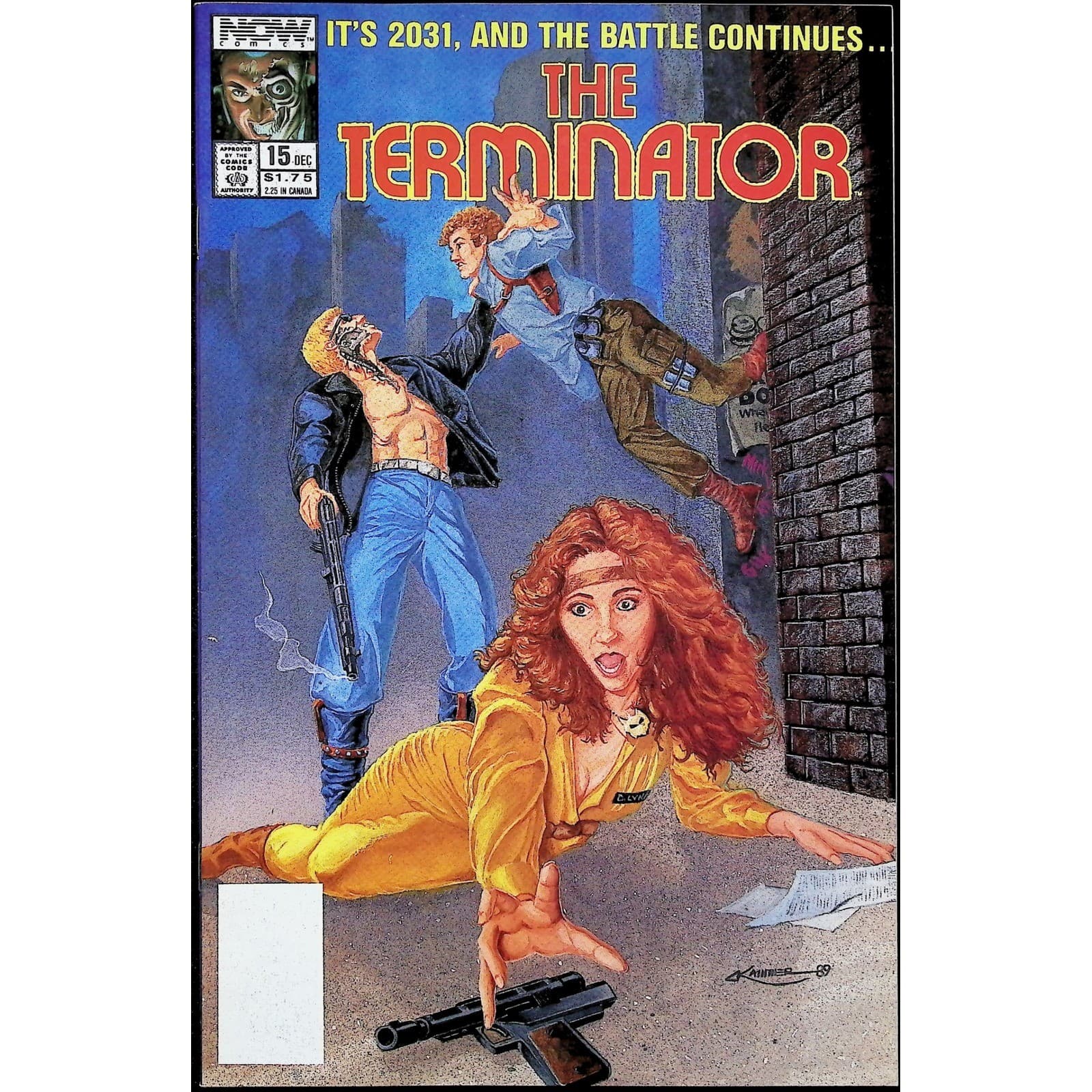 Terminator #7 8 11 13 15 NOW Comics 1st Term-A-Wolf Key Sci-Fi 5x Lot NM- - Thumbnail 6