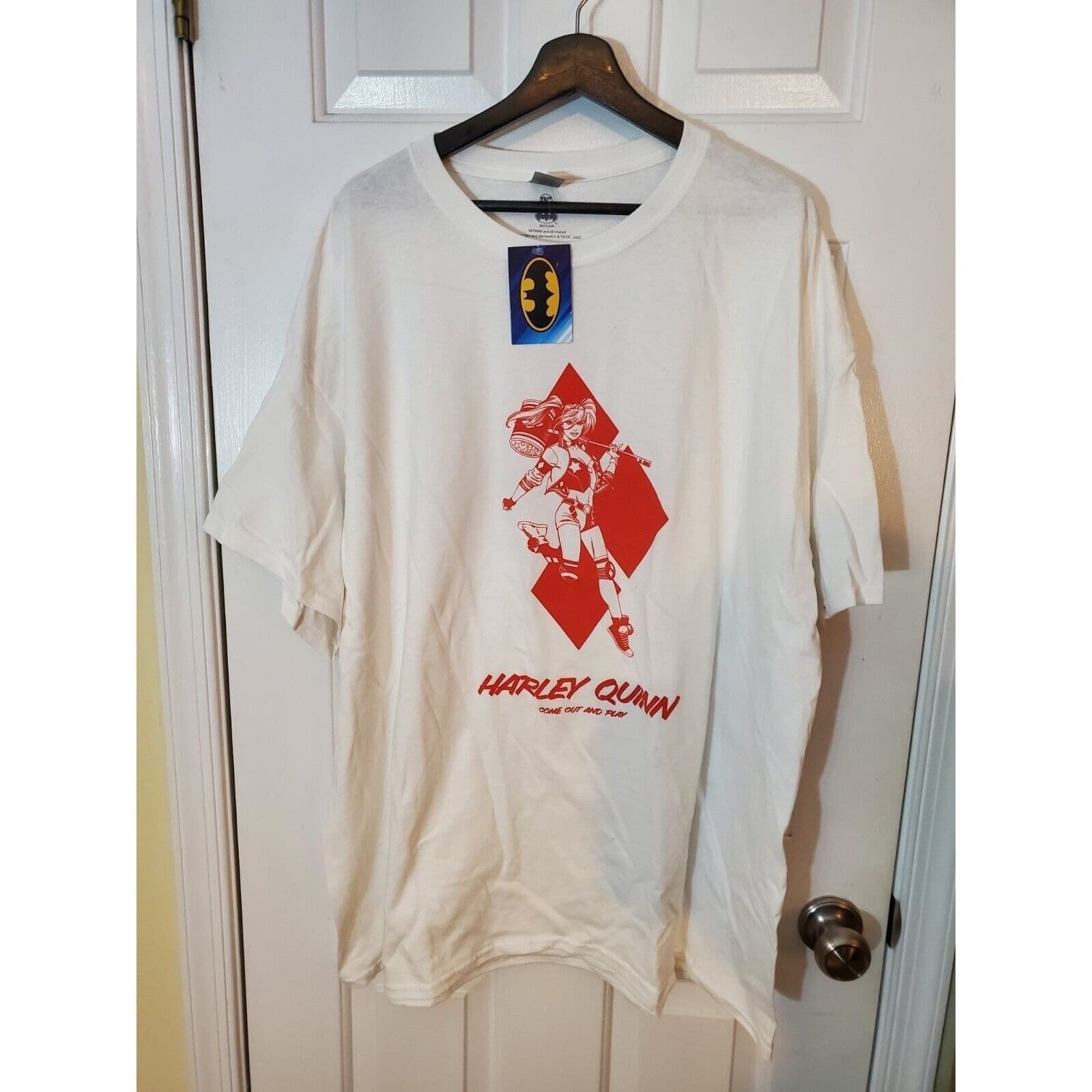 DC Comics HARLEY QUINN T-shirt Men's 3XL XXXL New With Tag White - Thumbnail 4