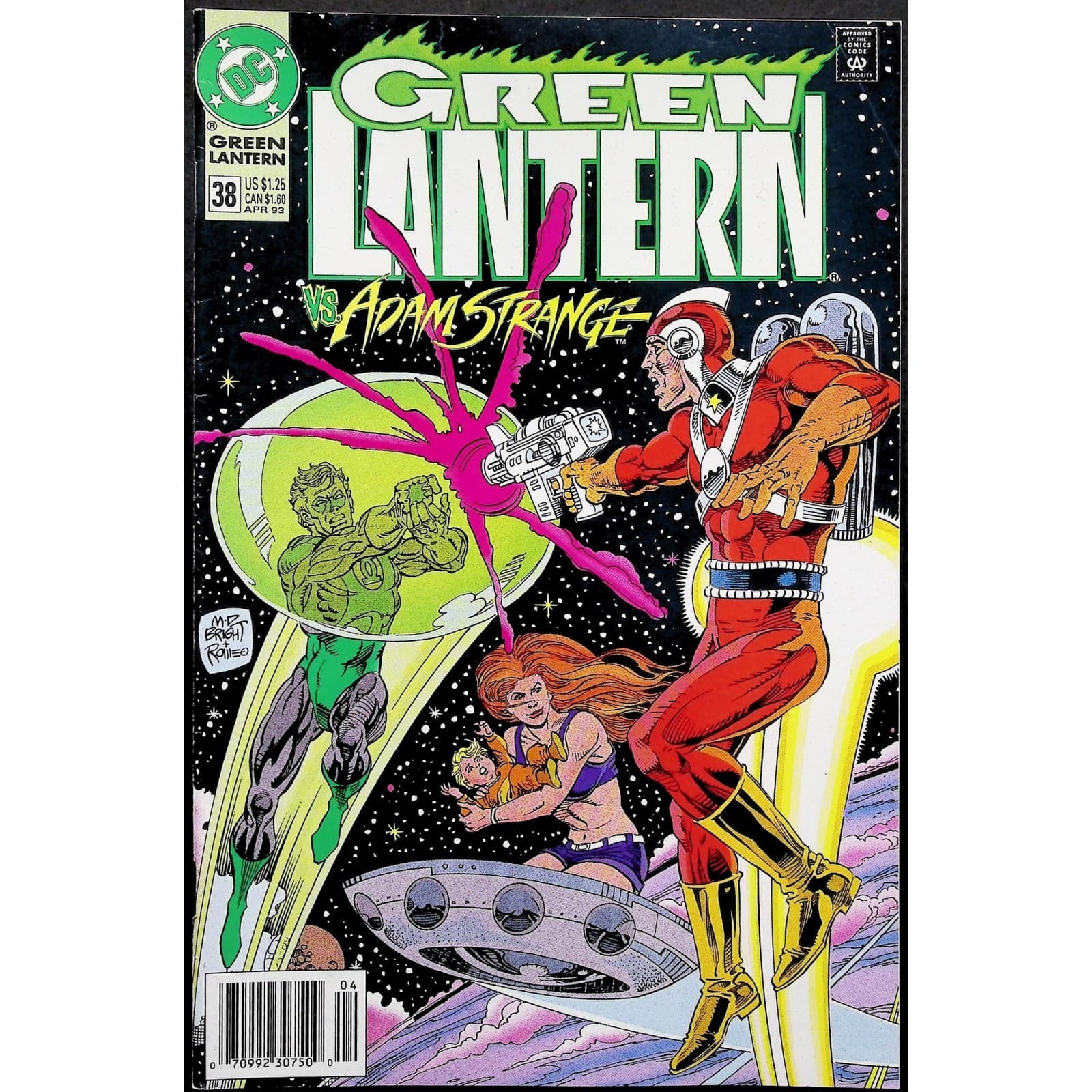 Green Lantern 38 41 42 & Emerald Dawn II 4 5x Newsstand Lot Deathstroke Strange - Thumbnail 4