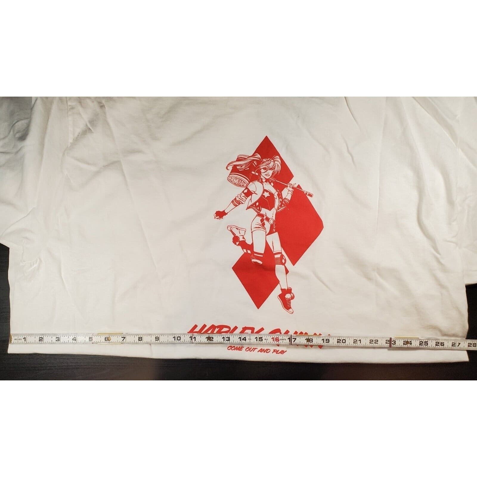 DC Comics HARLEY QUINN T-shirt Men's 3XL XXXL New With Tag White - Thumbnail 8
