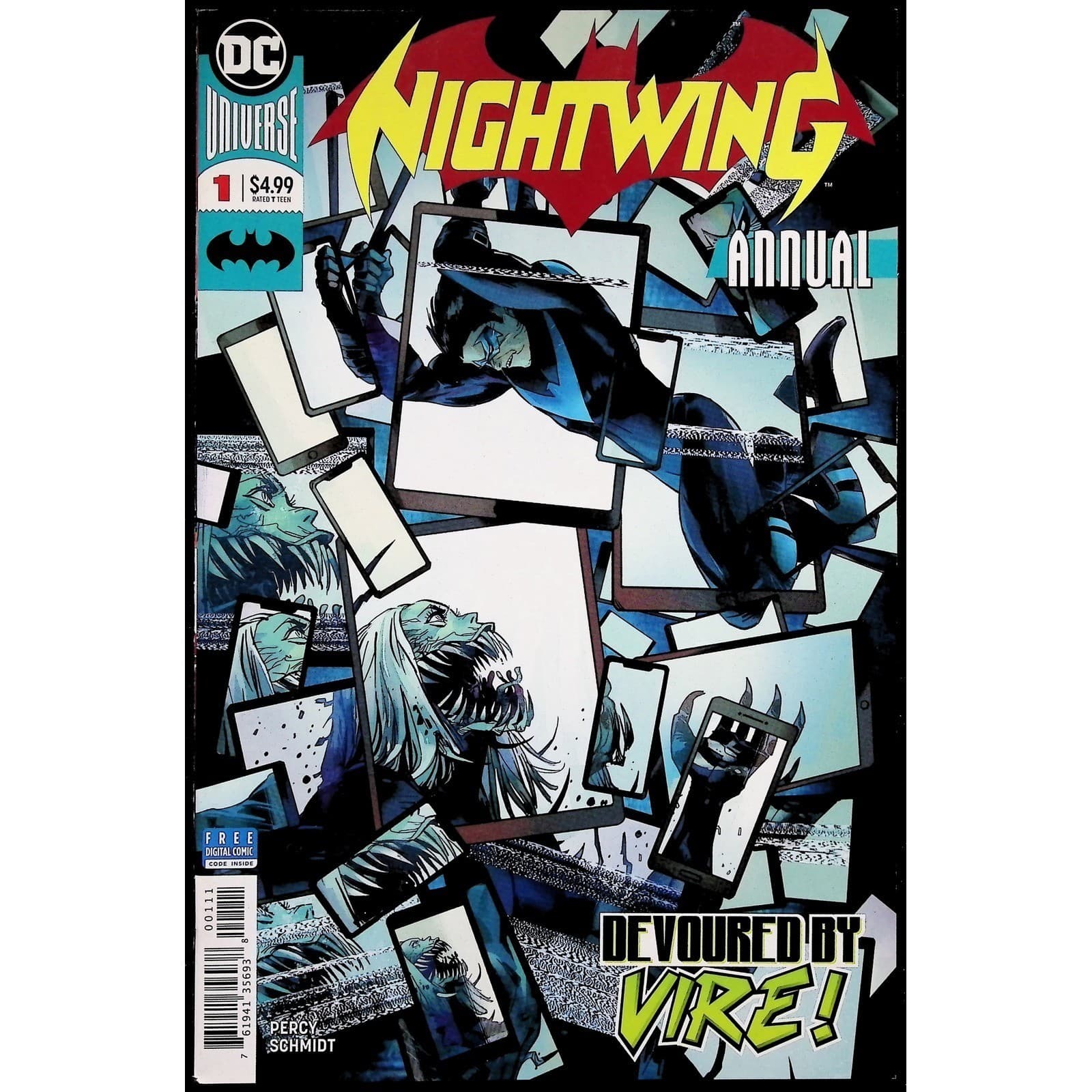 DC Comics Nightwing 3x Comic Lot Annual #1, 2, and Issue 50 Ric Grayson Origin - Thumbnail 4