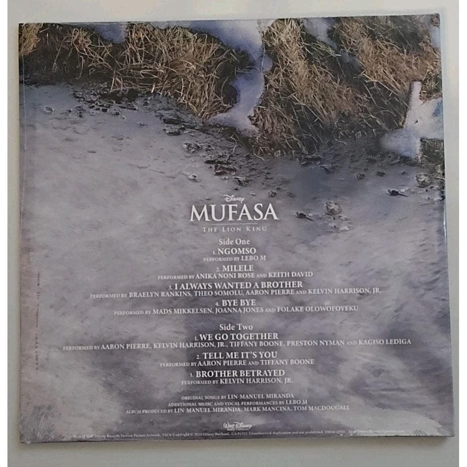Disney Mufasa The Lion King - Clear Vinyl LP + Poster New LIMITED EDITION - Thumbnail 3