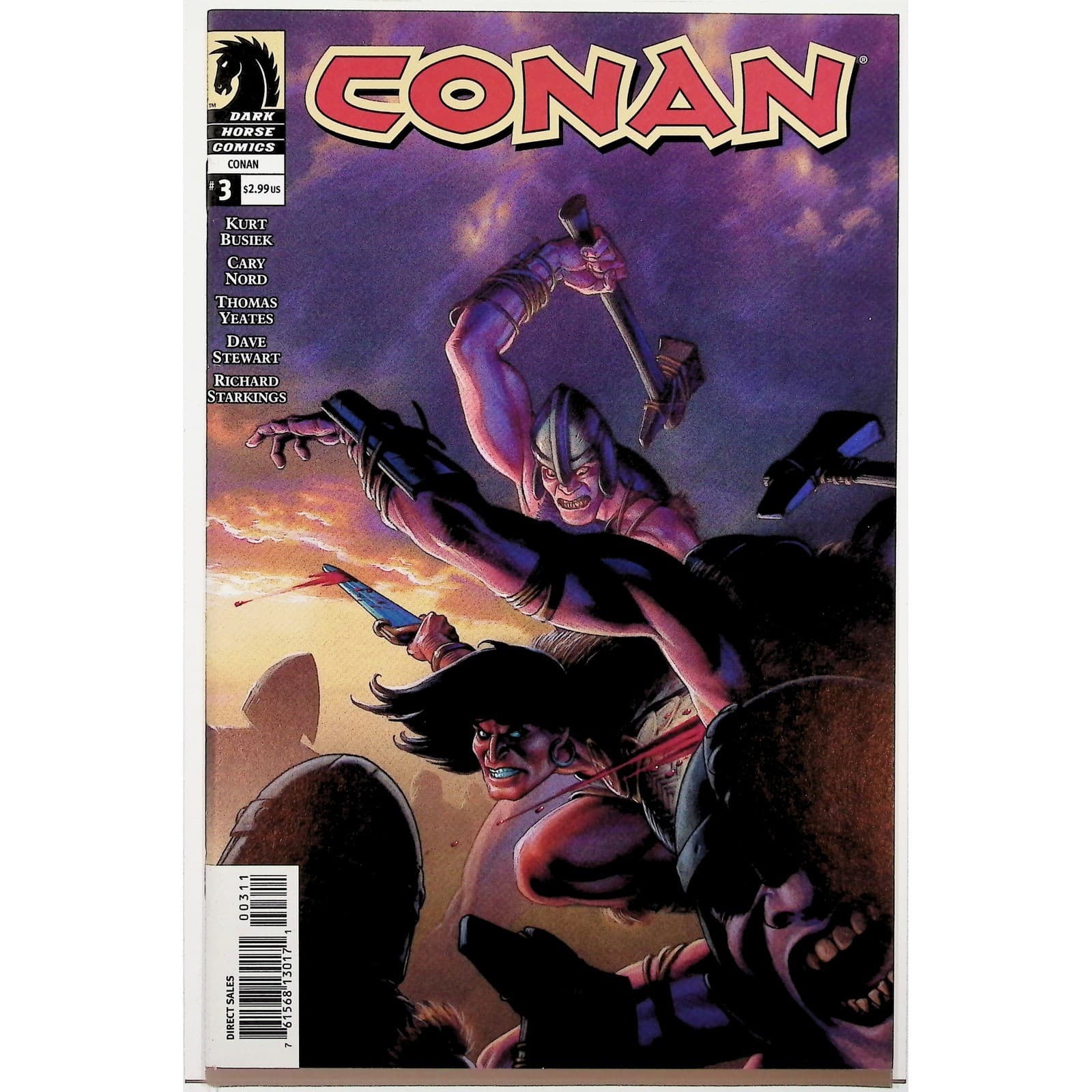 Conan Comic Book Lot Dark Horse Comics Issues 3, 11, 16, 21, 31, 47 - Thumbnail 6